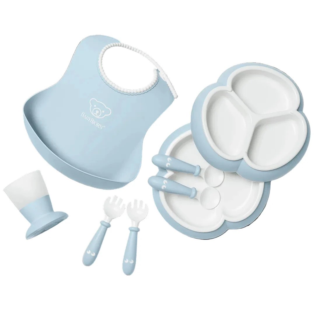 Dinnerware Set, 8 pcs, Powder Blue