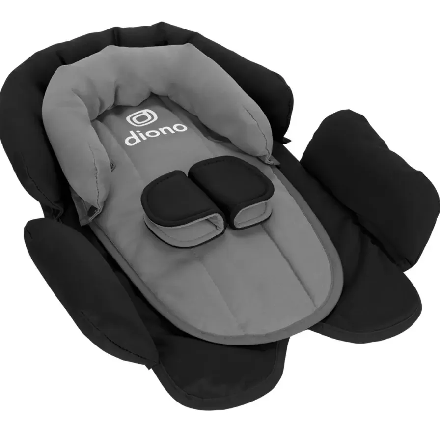 Diono Cuddle Soft 2-in-1 Head Support Comforting head and body support for babies, Black Storm - Image 2