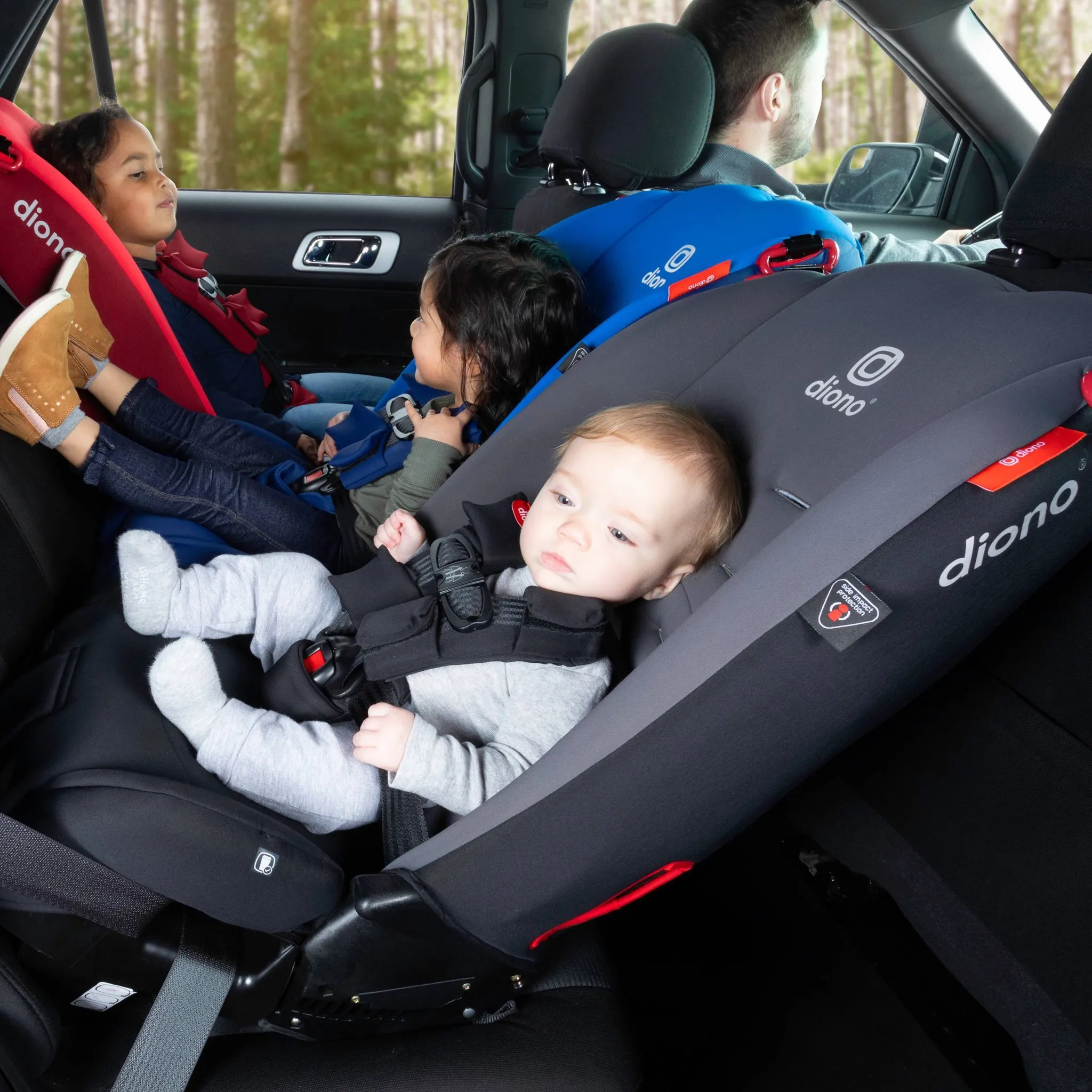 Diono Radian 3R All-in-One Convertible Car Seat - Red Cherry - Image 2