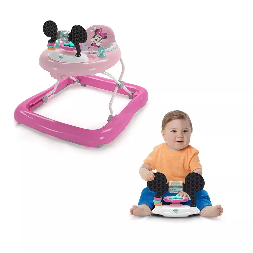 Disney Baby Minnie Mouse Forever Besties 2-in-1 Baby Activity Walker - Image 2