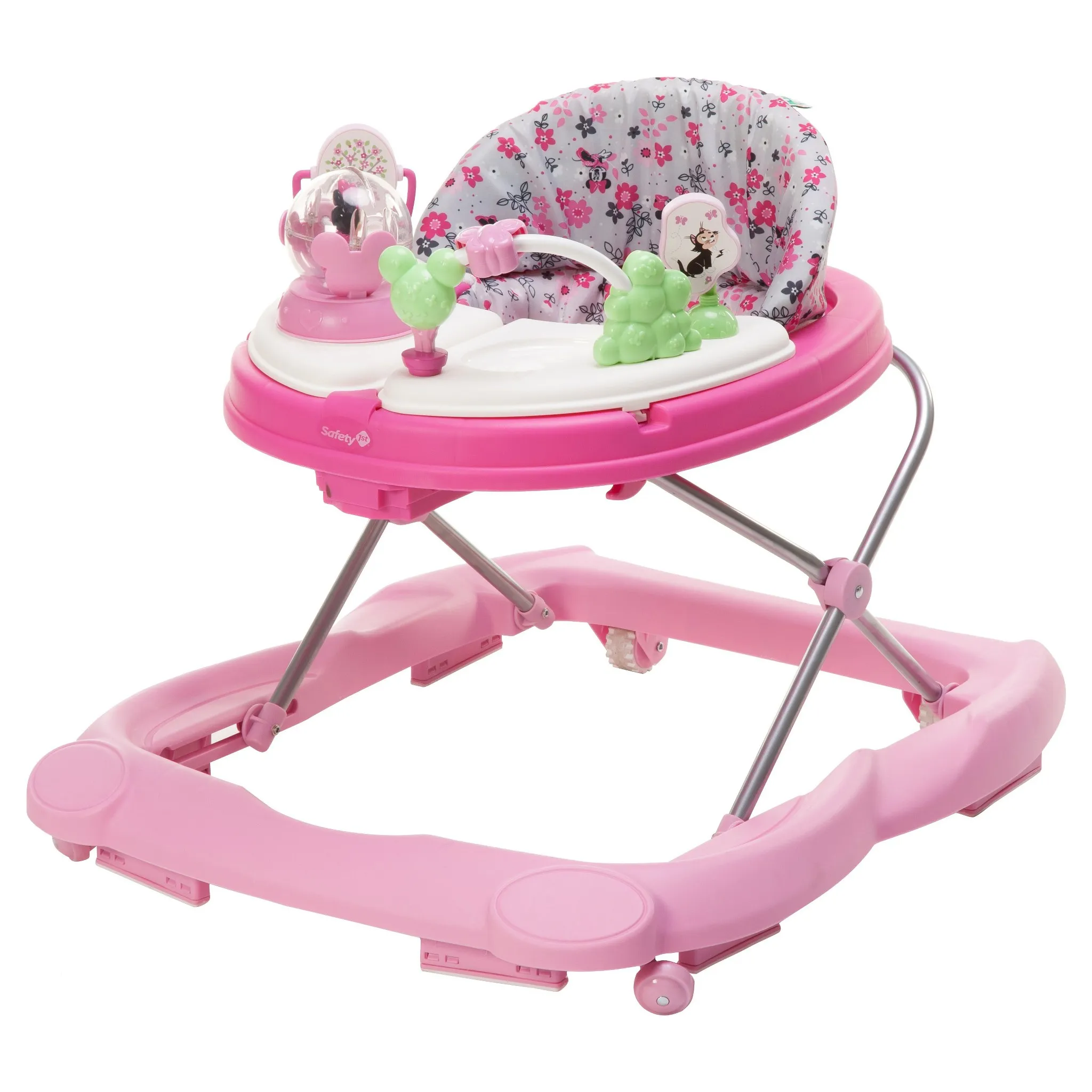 Disney Baby Minnie Mouse Music and Lights Baby Walker with Activity Tray (Garden Delight) Garden Delight Minnie - Image 2