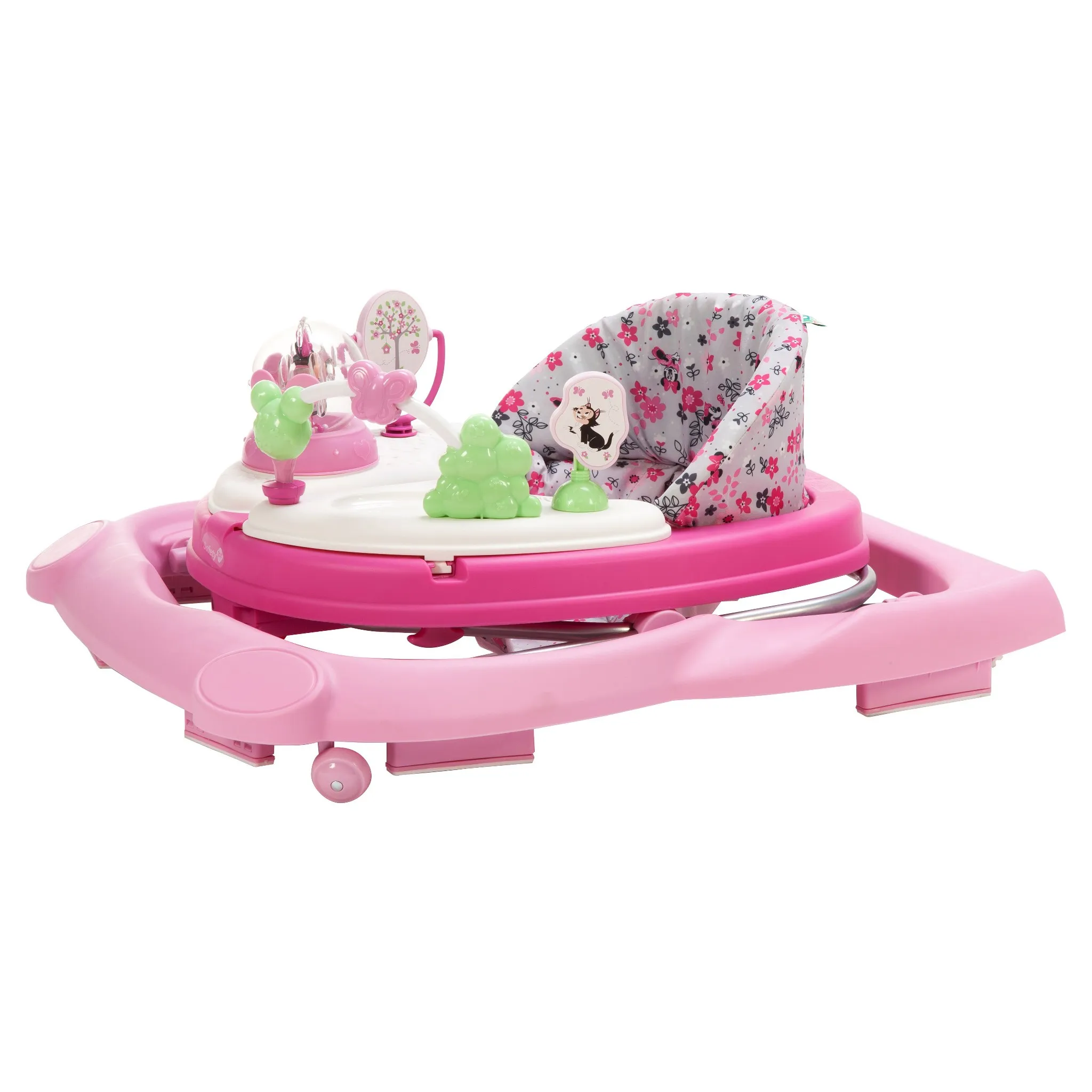 Disney Baby Minnie Mouse Music and Lights Baby Walker with Activity Tray (Garden Delight) Garden Delight Minnie - Image 3