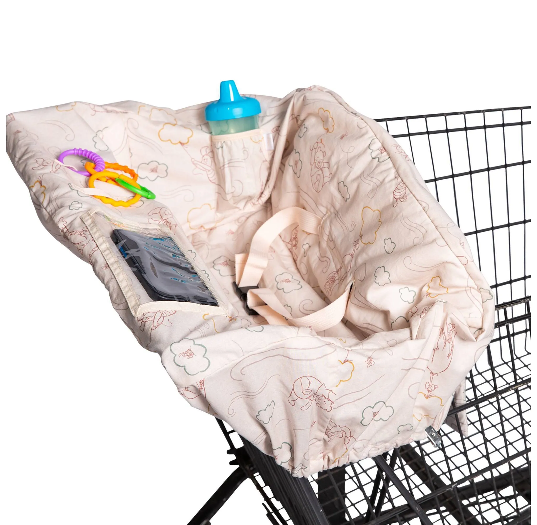 Disney Baby Shopping Cart and High Chair Cover - Winnie the Pooh
