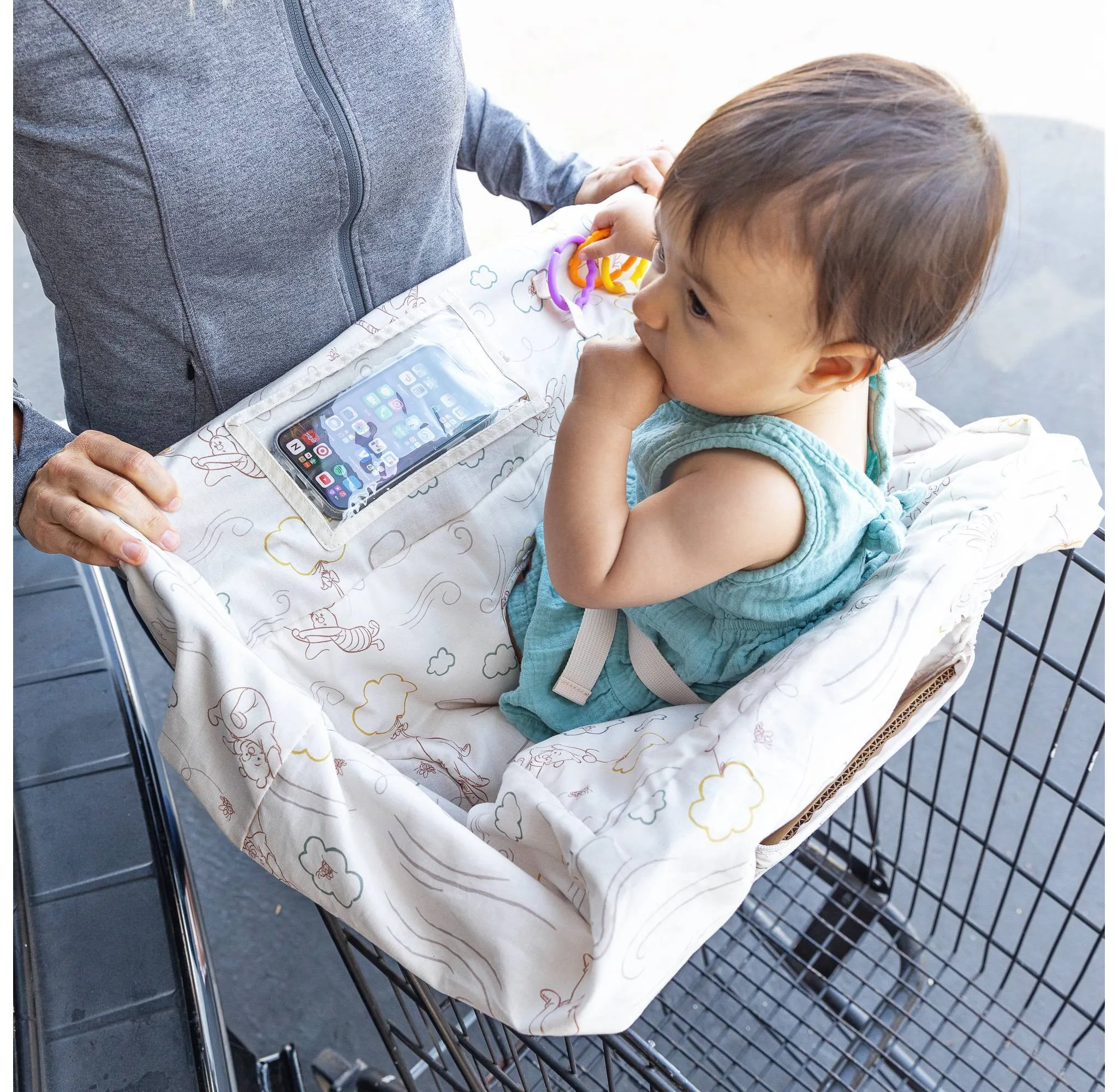 Disney Baby Shopping Cart and High Chair Cover - Winnie the Pooh - Image 4