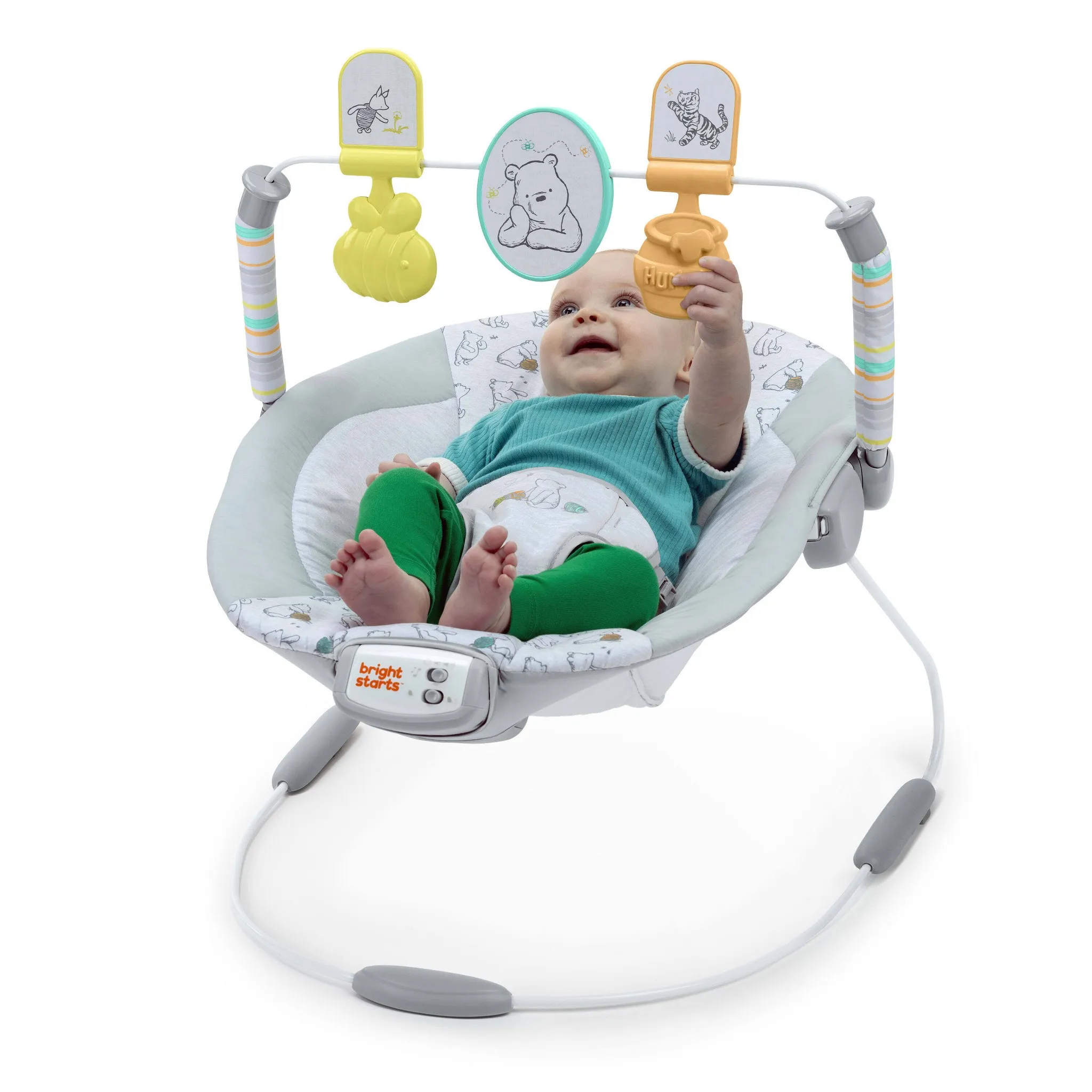 Disney Baby Winnie the Pooh Classic Pals Vibrating Bouncer - White - Image 7