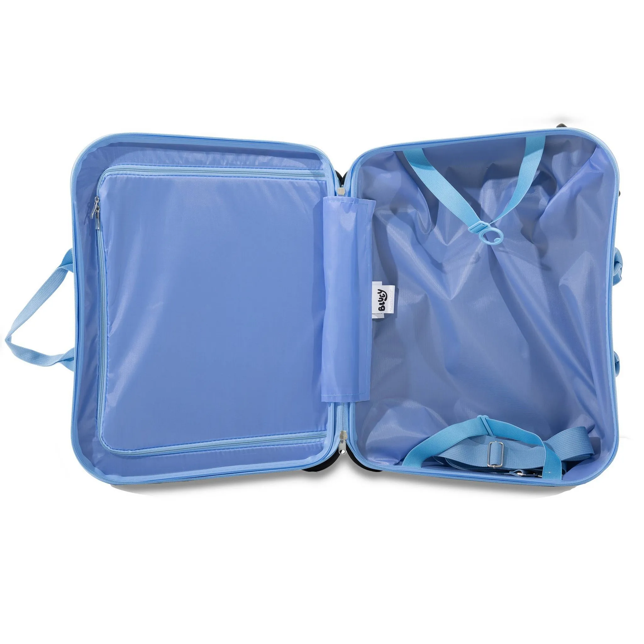 Disney Kids' Bluey Hardside Ride-On Spinner Suitcase - Blue - Image 4