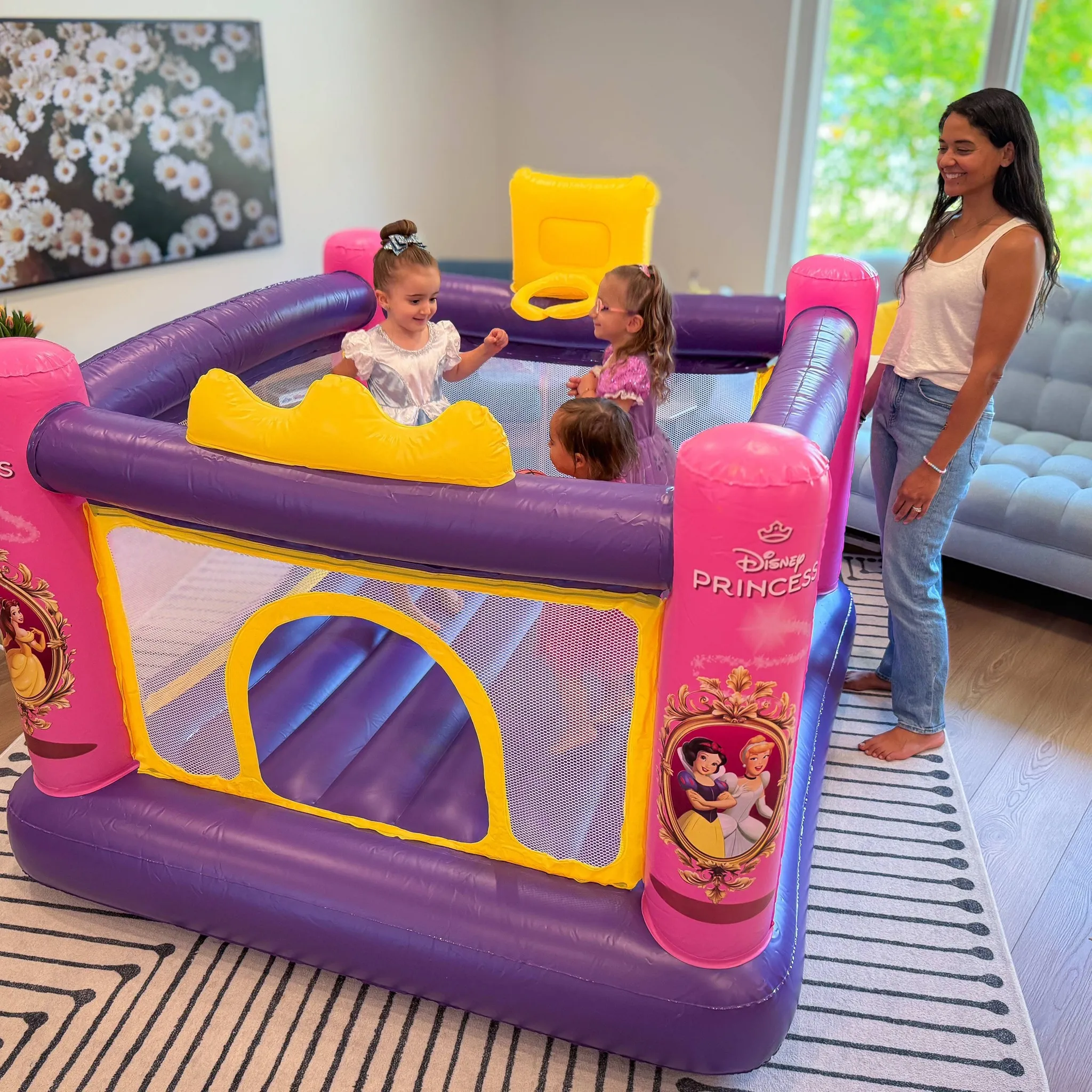 Disney Princess Bounce House with Built in Air Pump - Image 7