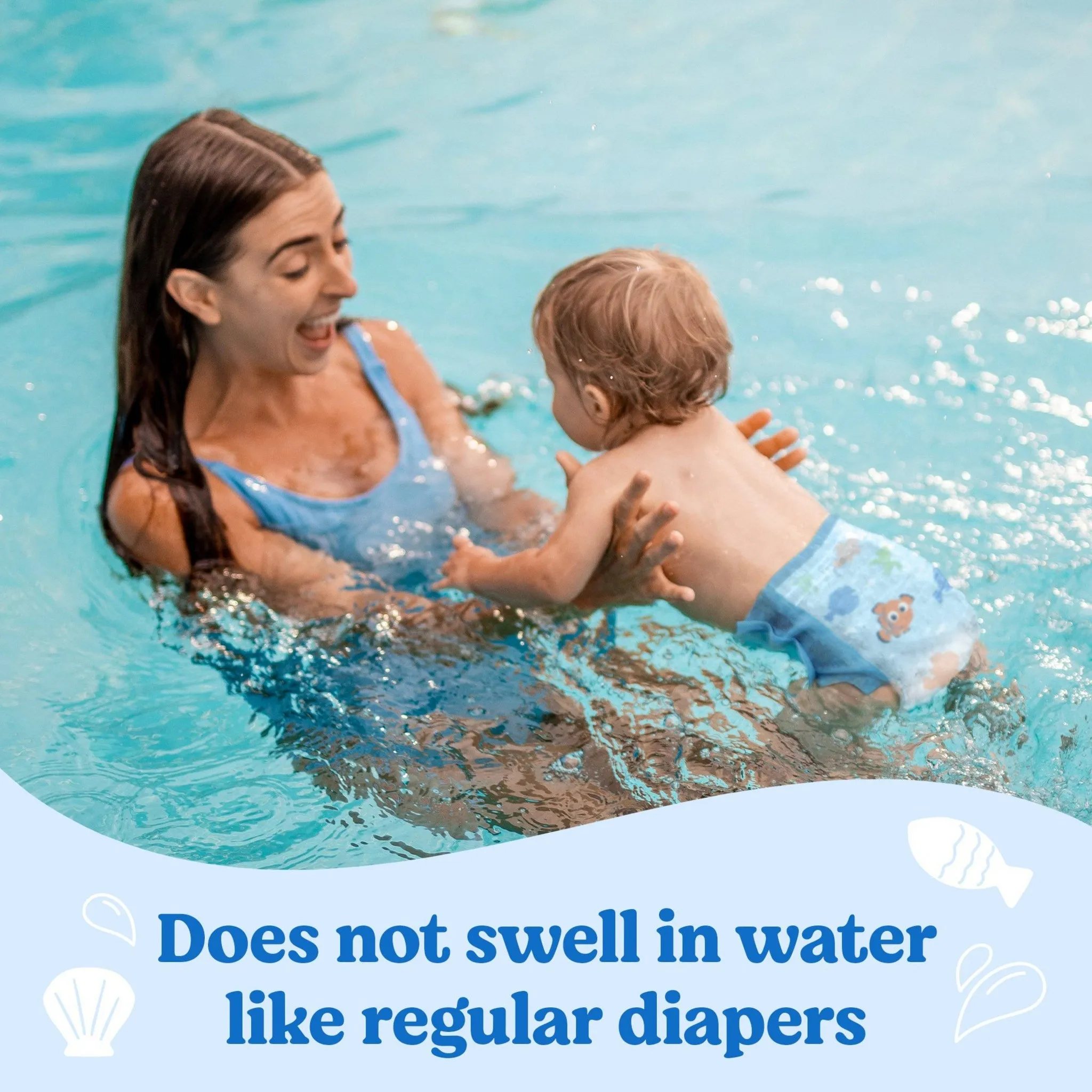 Disposable Swim Diapers - Size 3 (Small) - 20ct - Image 3
