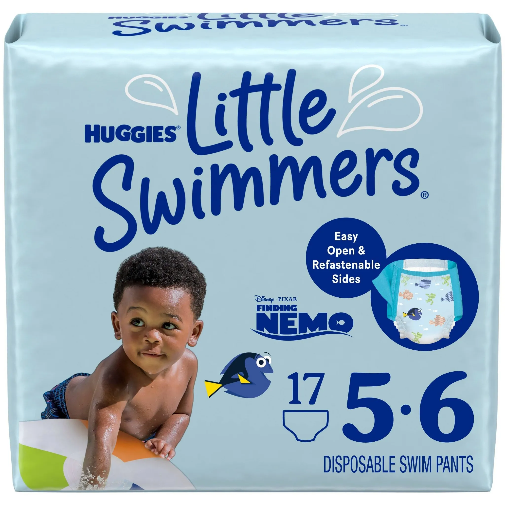 Disposable Swim Diapers - Size 5-6 (Large) - 17ct
