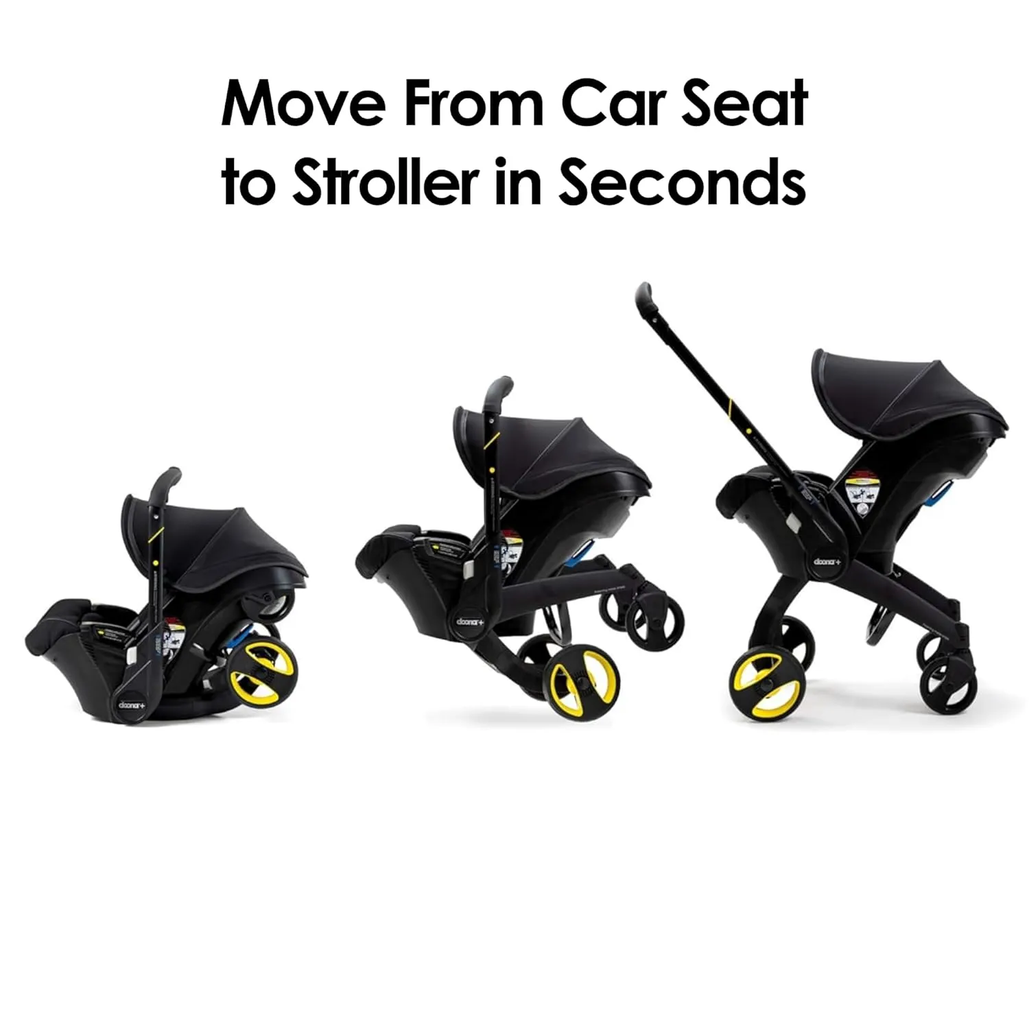 Infant Car Seat & Stroller - Midnight Edition - Image 5