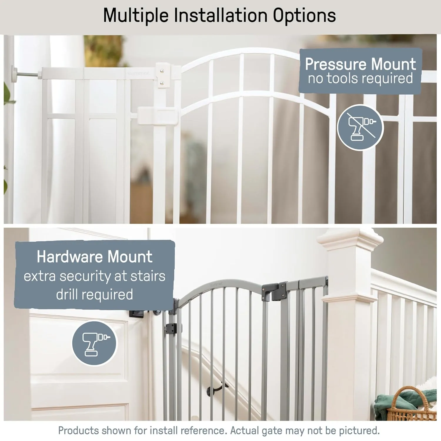 Doorway Safety Gate - White - Image 4