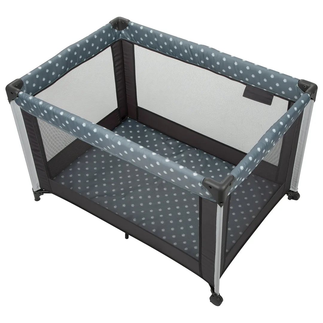 Dottie Baby Playard with Bassinet, Grey Dot - Image 3