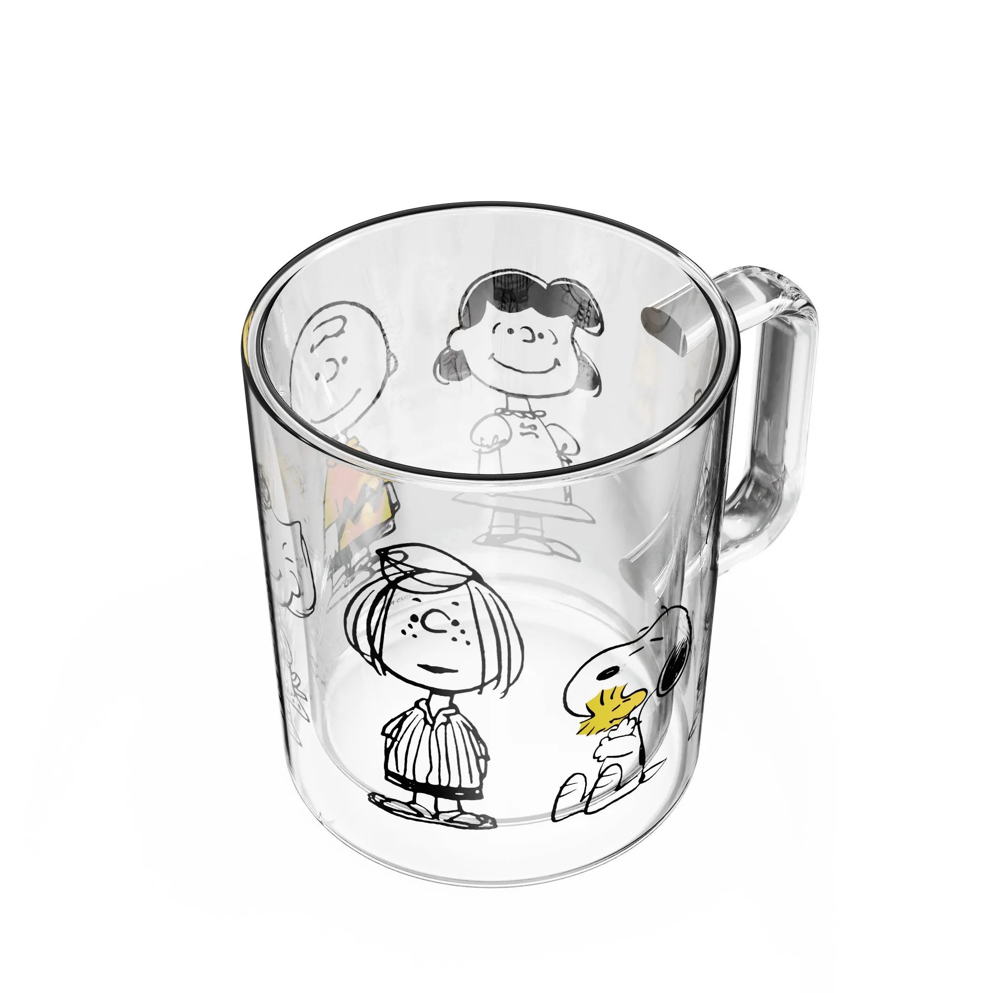 Double Wall Glass Mug - Charlie Brown - Image 3