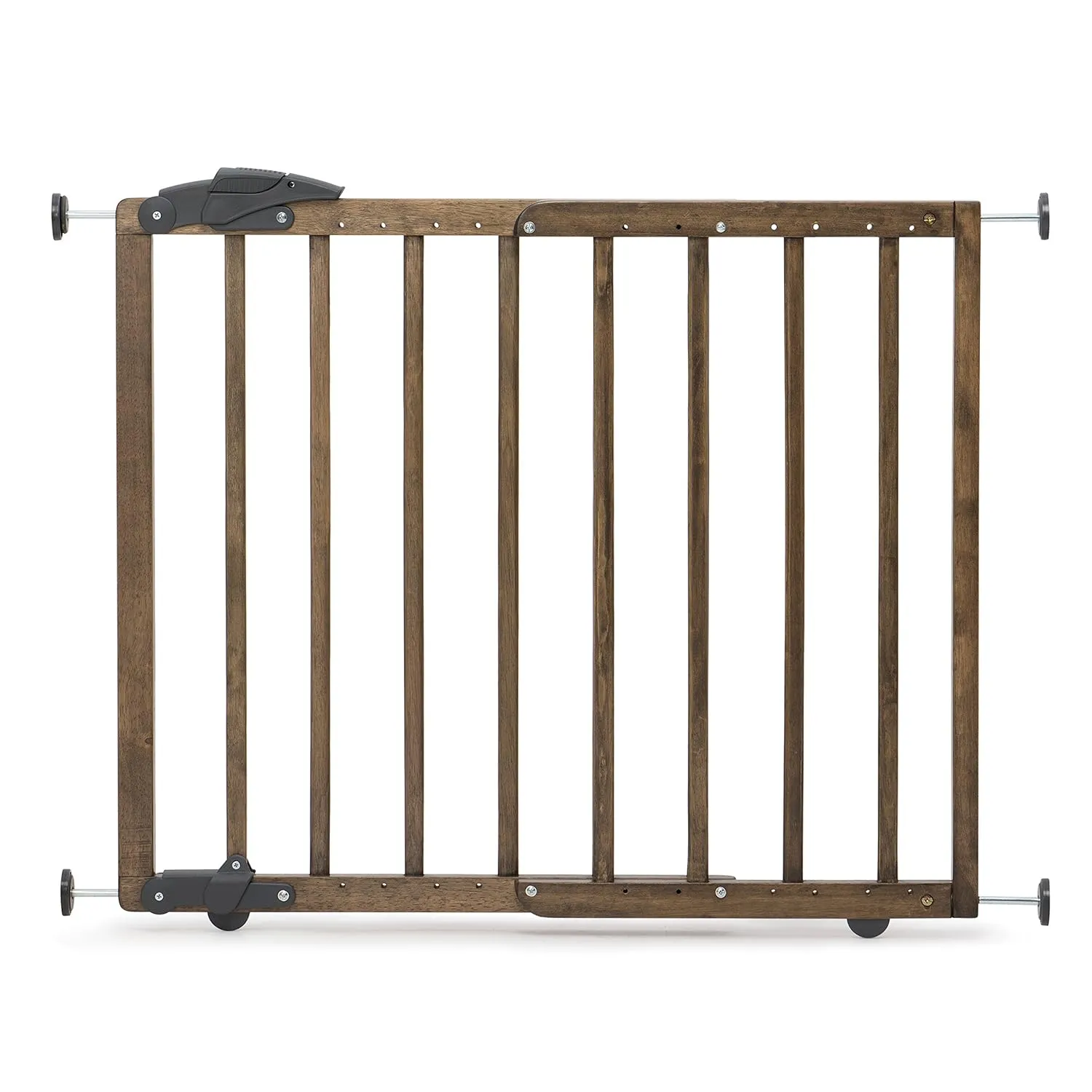 Dreambaby 27.5-41" Nottingham Rustic Wooden Baby Gate for Stairs and Doorways – Two Mount Options: Drill-in Walk Through Door Gate or No Screw Barrier - Stair Gate for Kids and Pets - Image 2
