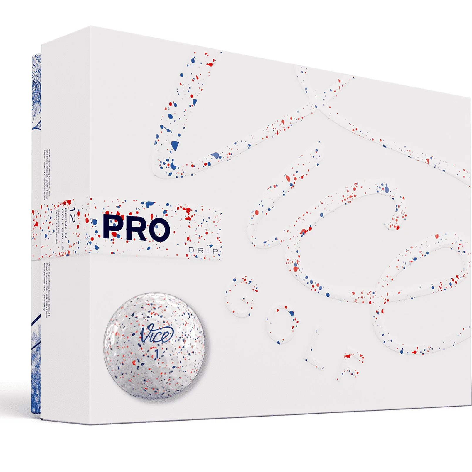 Drip Pattern Golf Balls - 1 Dozen