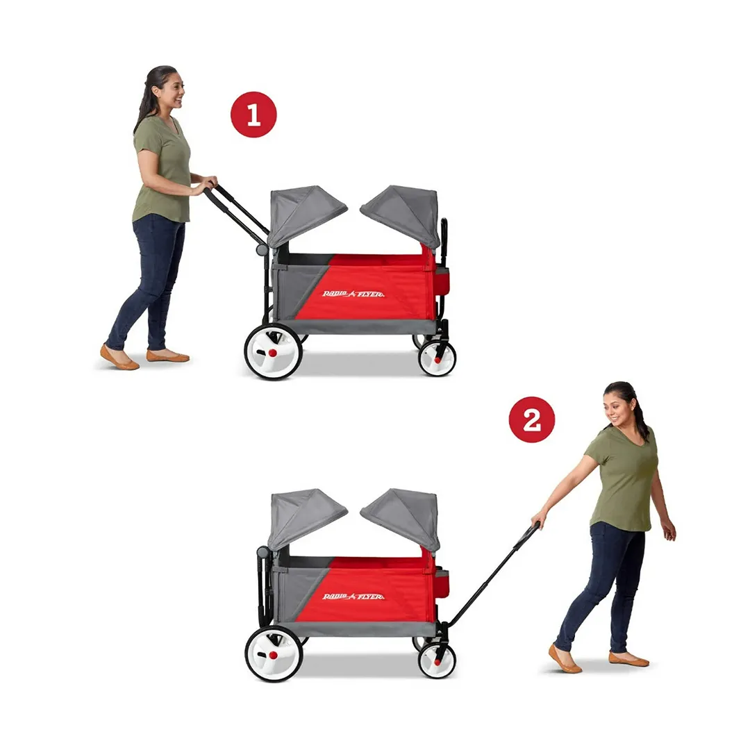 Discovery Stroll 'N Wagon With Dual Canopies - Image 2