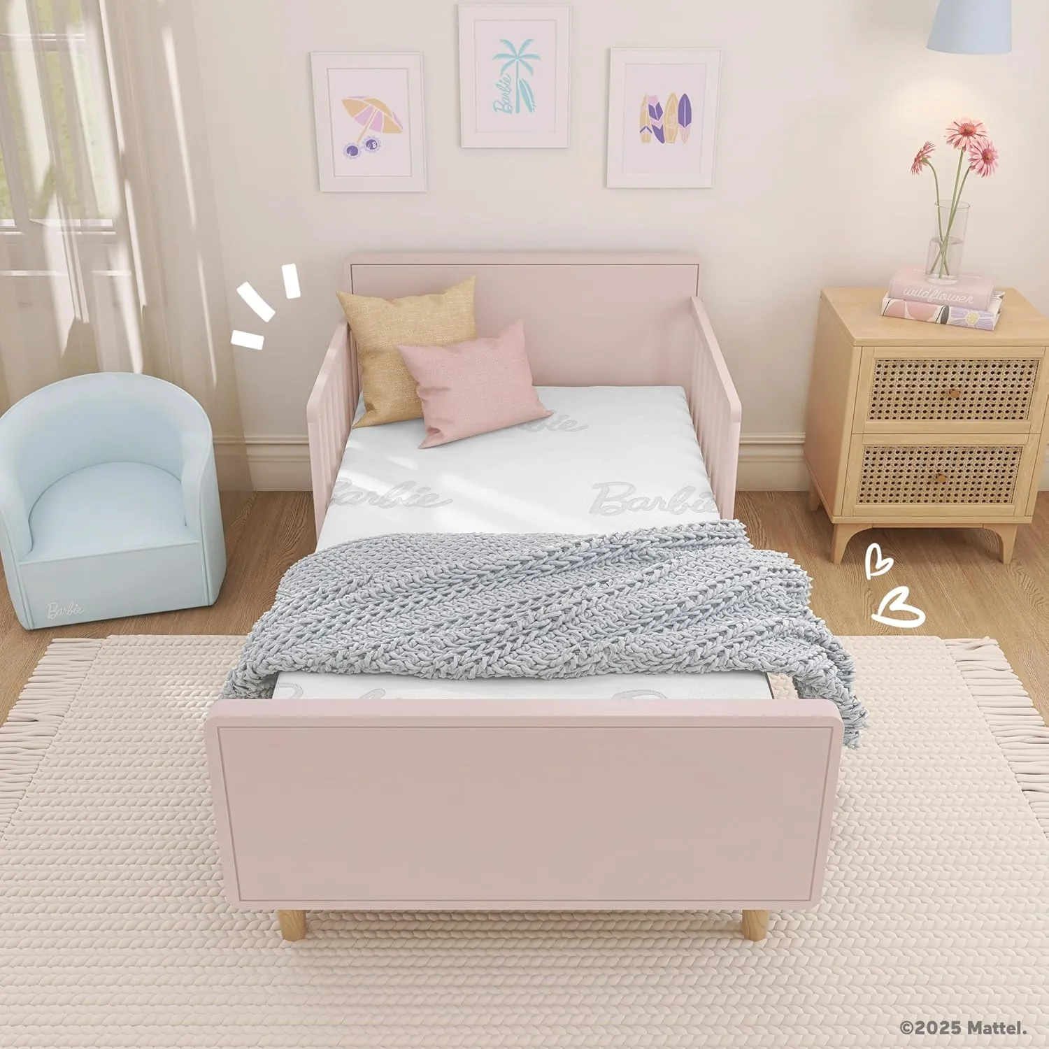 Barbie Chasing Dreams GREENGUARD Gold & BSA Certified Crib and Toddler Mattress