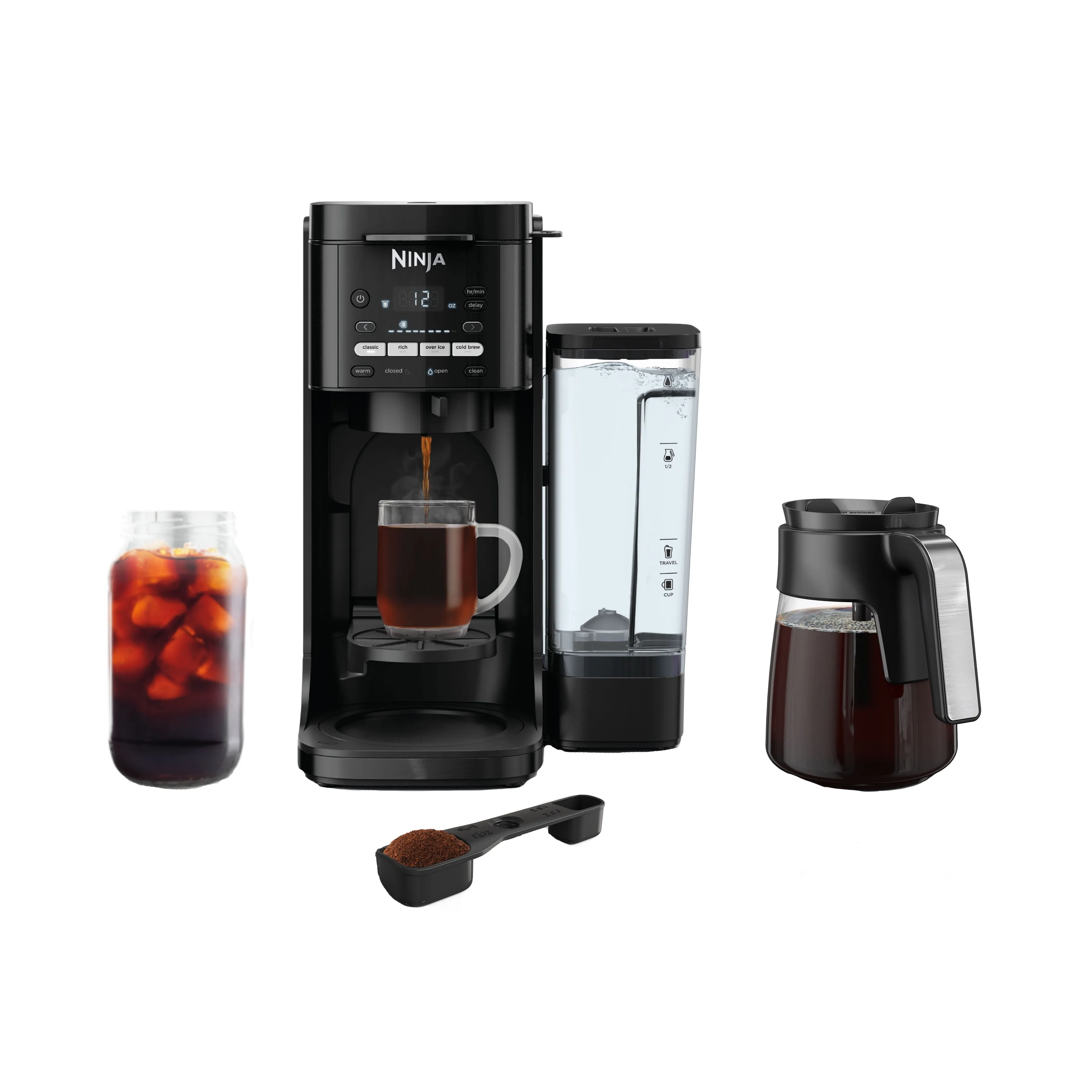 DualBrew Grounds & Pods Hot & Iced Coffee Maker with Rapid Cold Brew