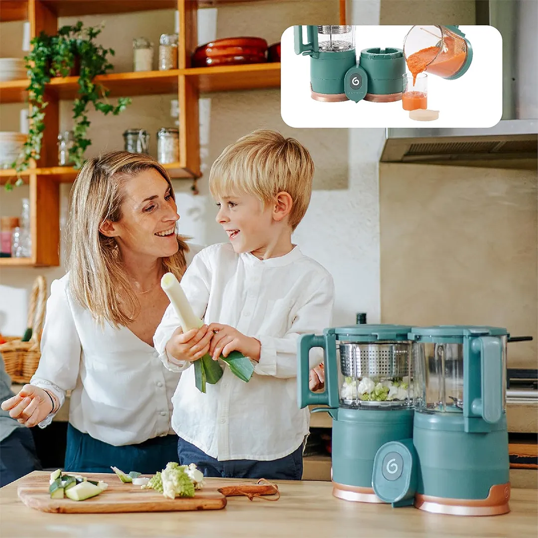 Duo Meal Glass Food Processor - Dark Green - Image 4