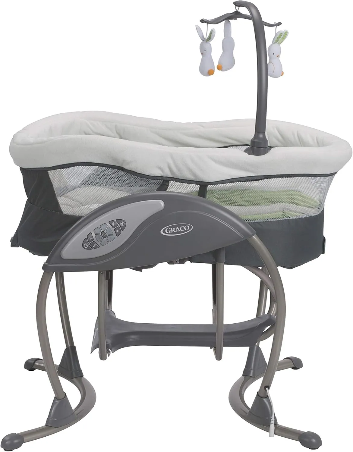 DuoGlider, Swing and Rocker with One-Hand Recline Lever - Grey - Image 5