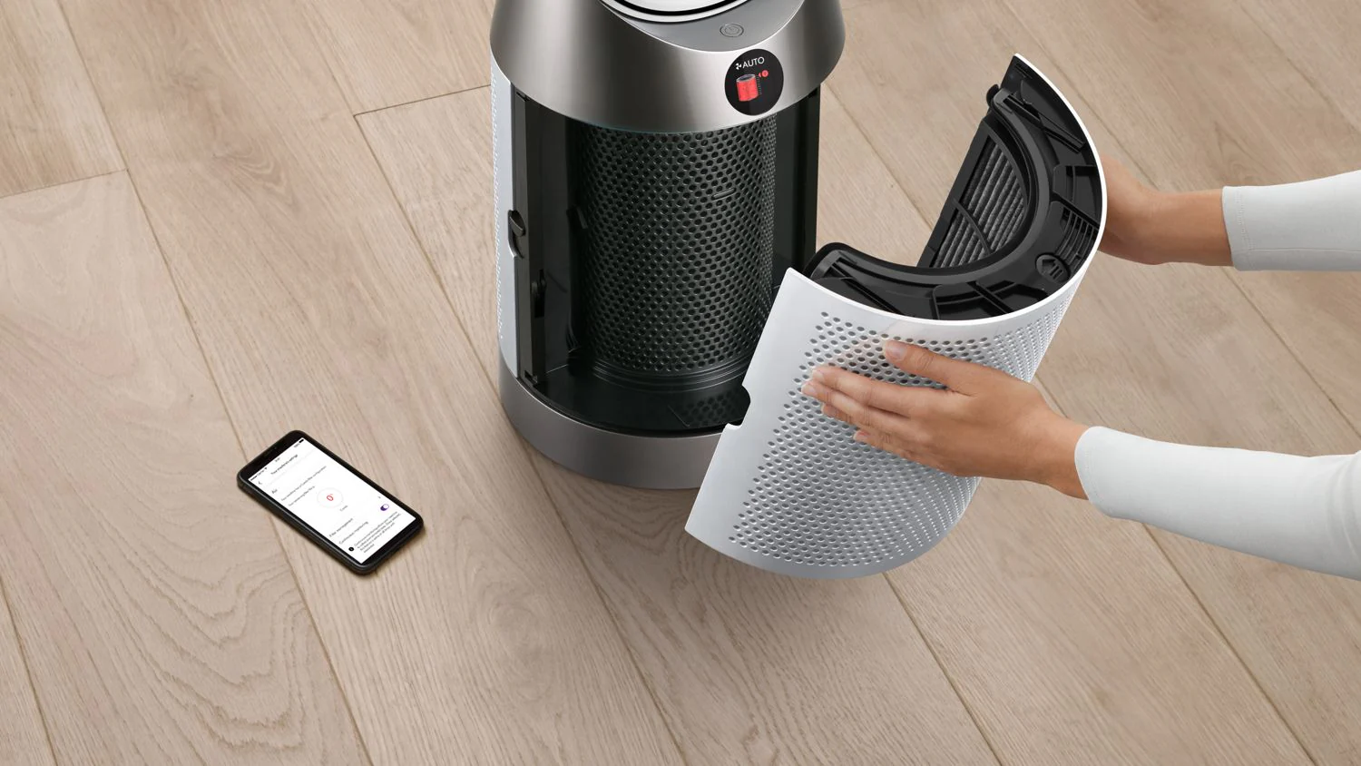 Dyson Air Purifier Cool PC1 Tower in White - Image 6