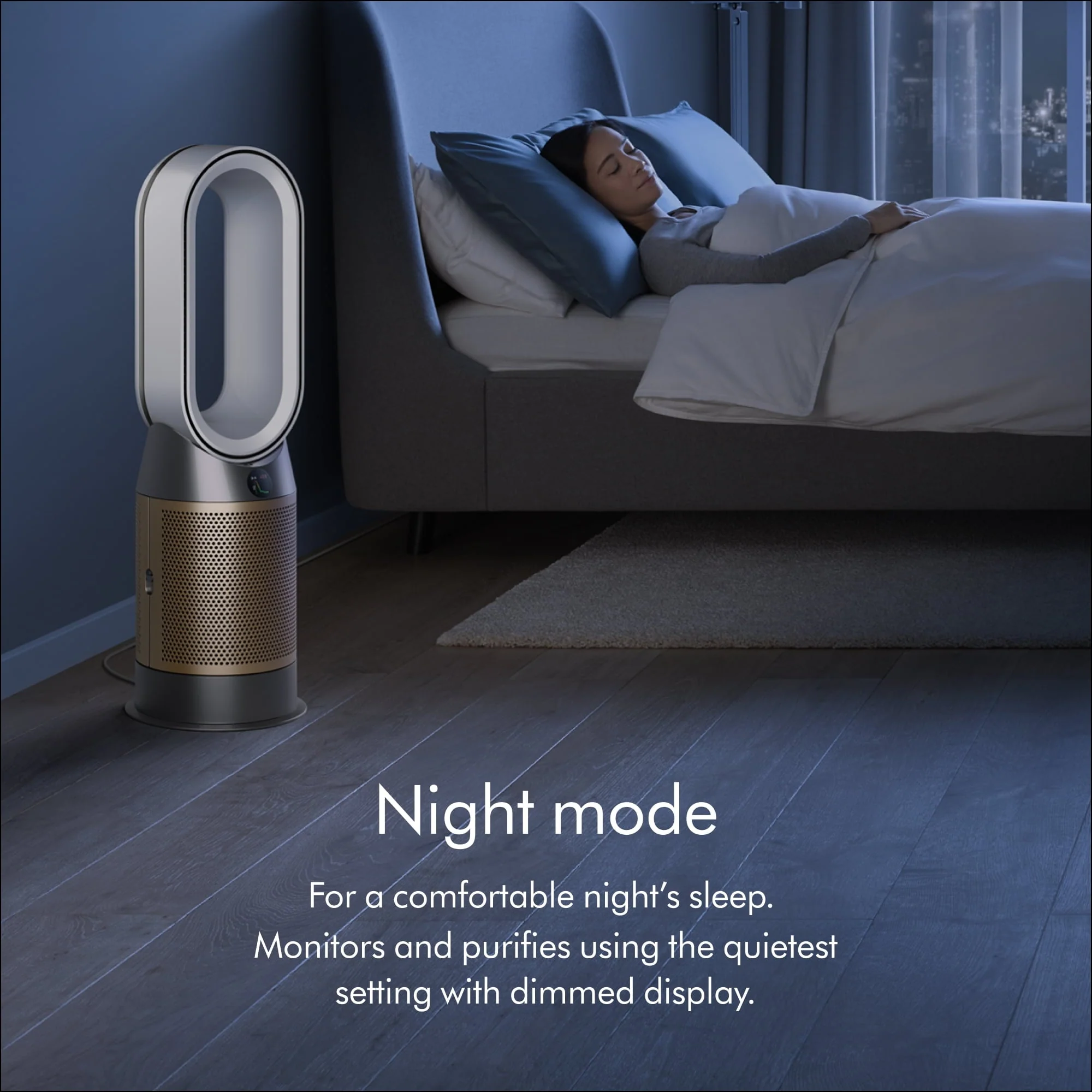 Dyson Air Purifier Hot+Cool Fan Formaldehyde HP09 Smart Tower in White/Gold - Image 6