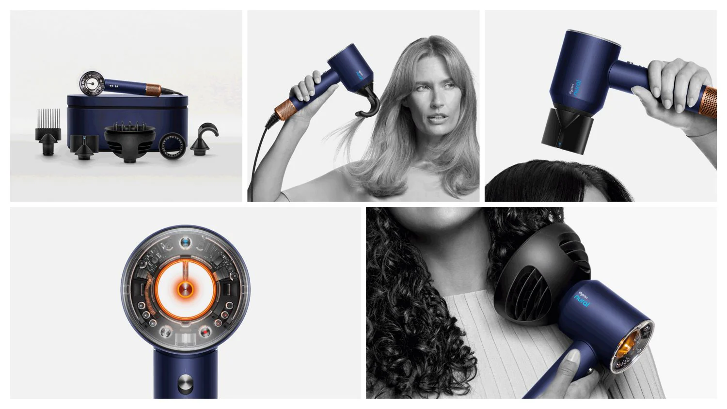 Dyson Supersonic Nural Hair Dryer in Vinca Blue Topaz - Image 3