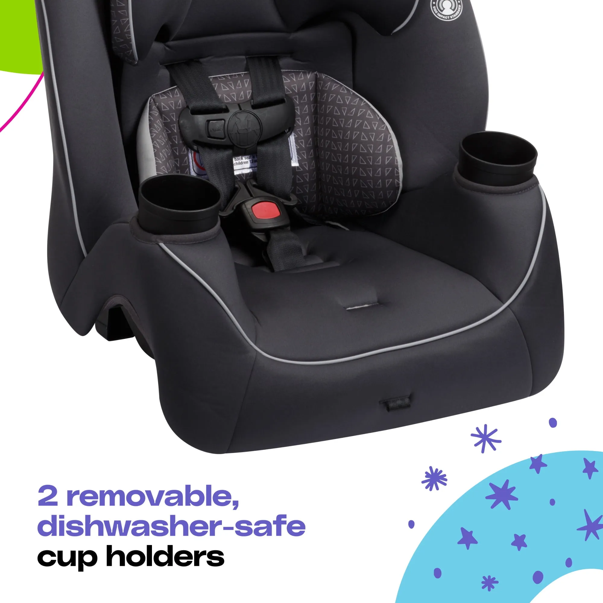 Easy Elite Slim All-in-One Convertible Car Seat - Framboise - Image 9
