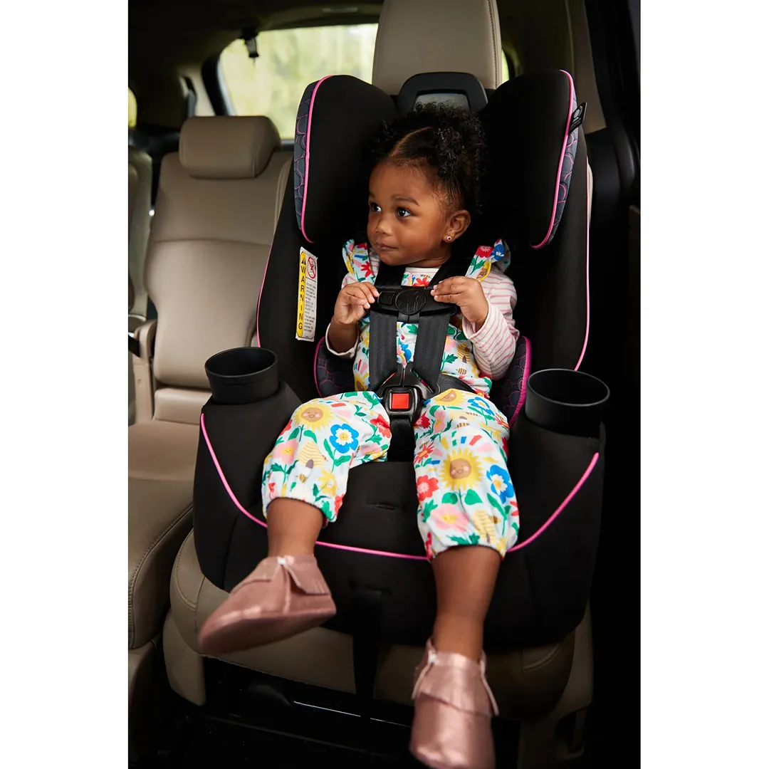 Easy Elite Slim All-in-One Convertible Car Seat - Pink Rings - Image 3