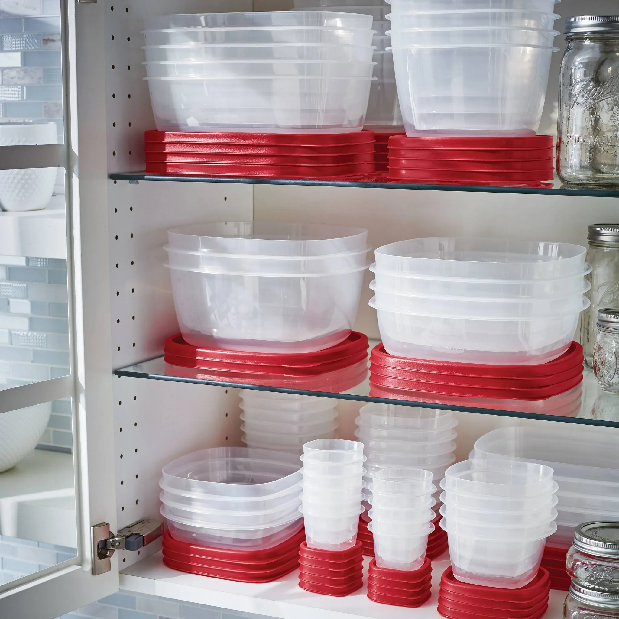 Easy Find Lids 320oz (2.5 gal) Plastic Rectangle Food Storage Container Clear - Image 4