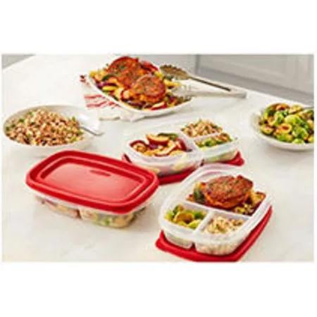 Easy Find Lids Meal Prep Food Storage Containers 14-Piece Set - Image 2