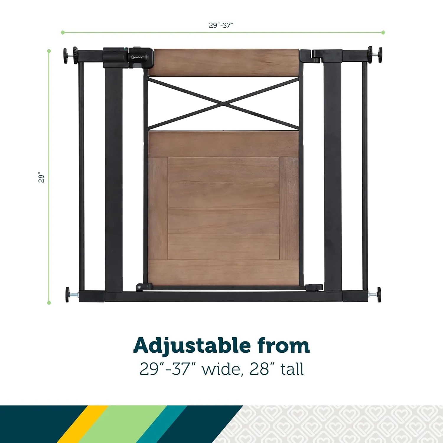 Easy Install Modern Farmhouse Gate Wood - Image 5