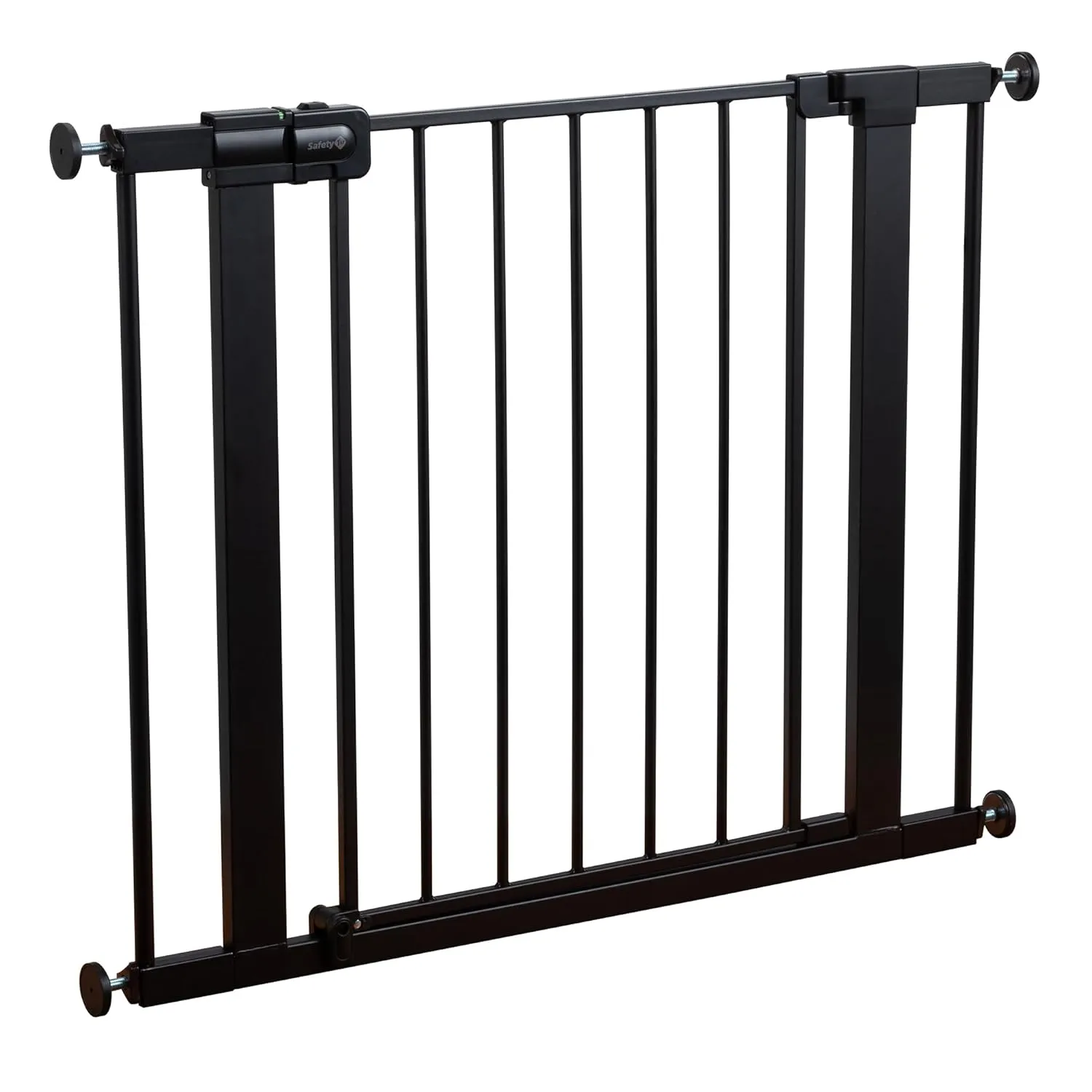 Easy Install Walk Through Baby Gate - Black - Image 4
