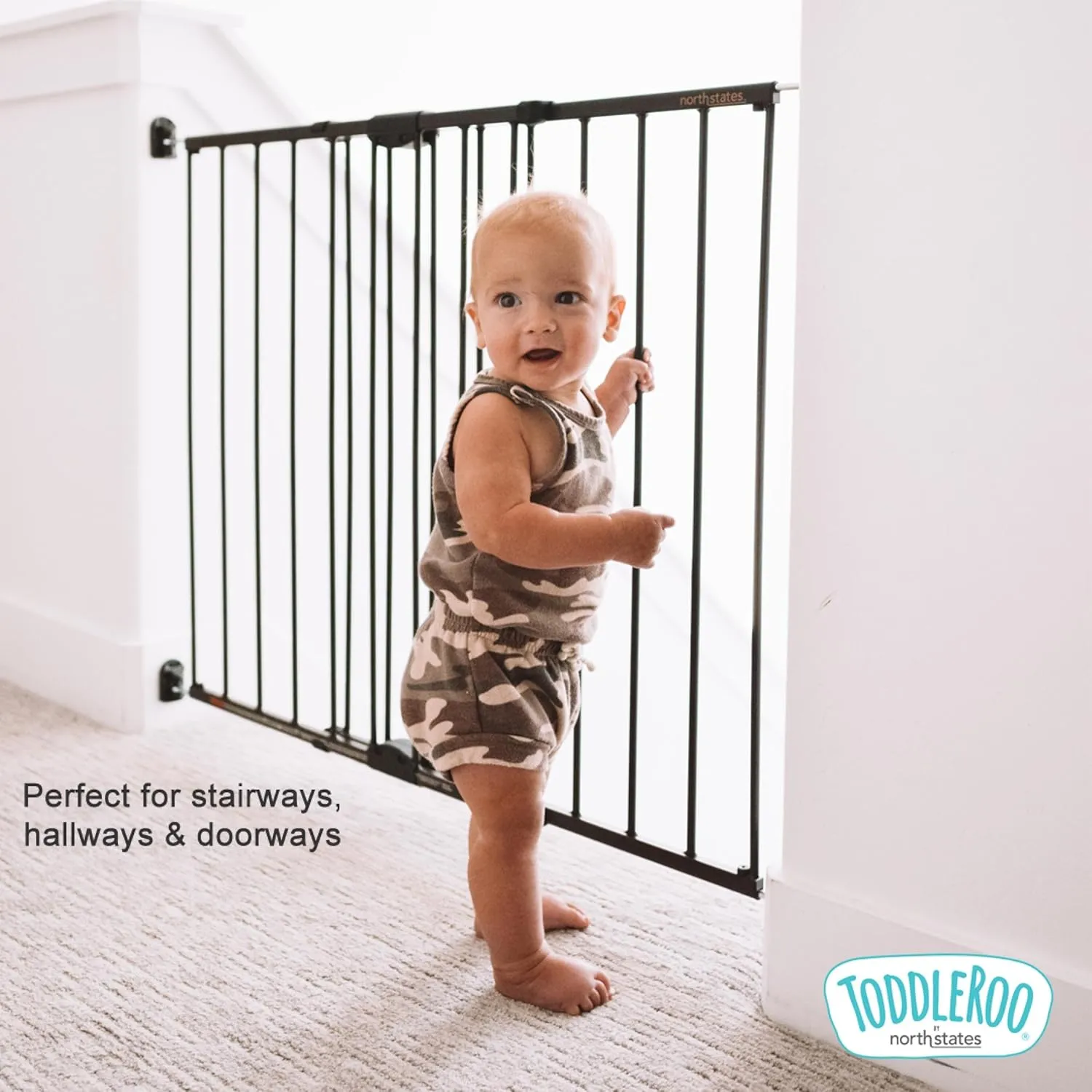 Easy Swing and Lock Stairway Gate - Image 6