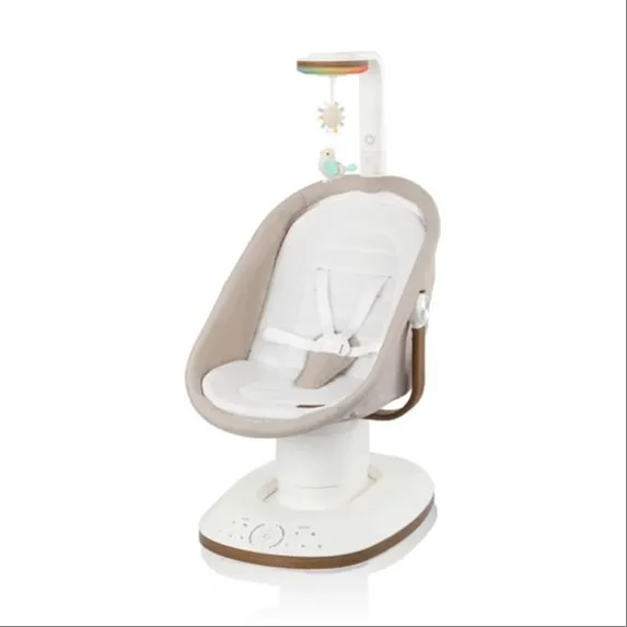 Elara 2-in-1 Smart Motion Swing & Soothing Nest - Coastal Coffee
