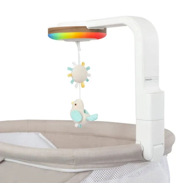 Elara 2-in-1 Smart Motion Swing & Soothing Nest - Coastal Coffee - Image 4