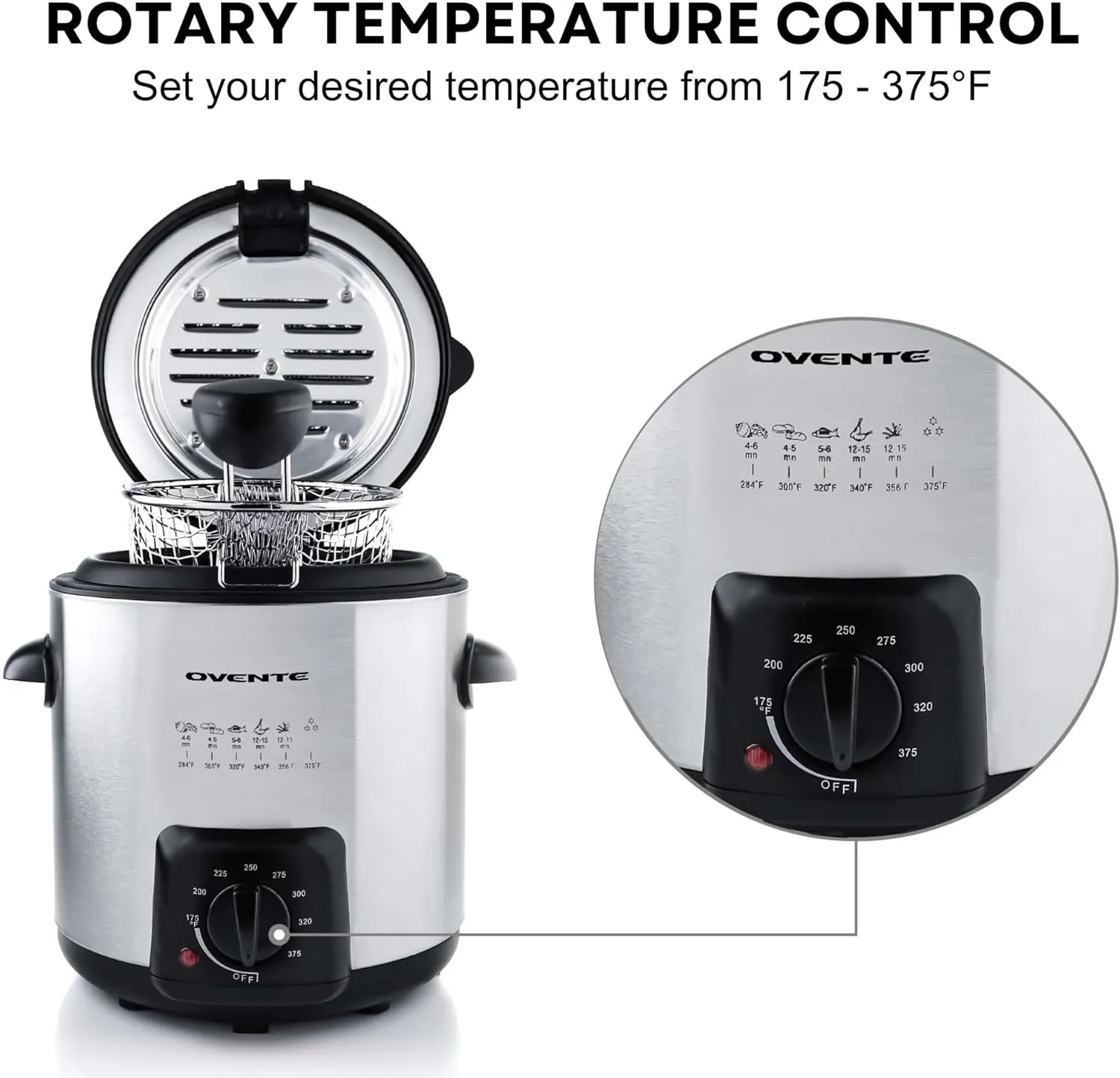 Electric Deep Fryer - Silver - Image 2