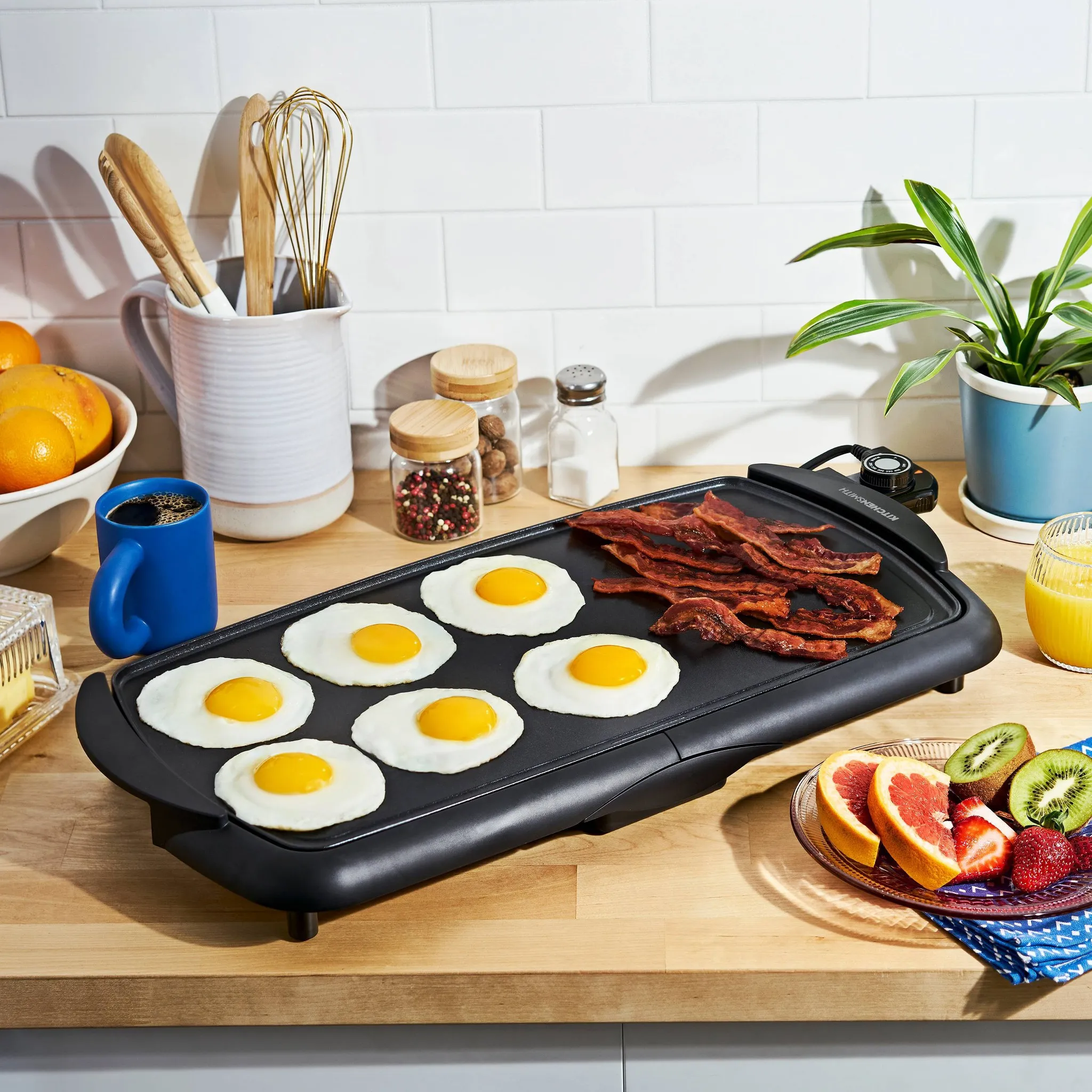 Electric Griddle - Black - Image 3