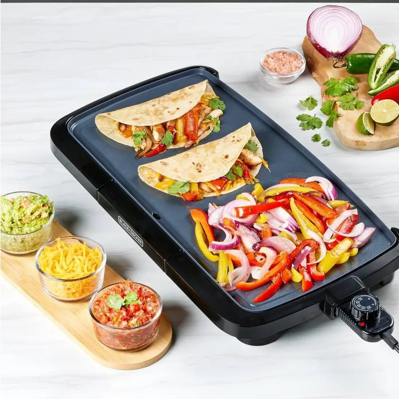 Electric Griddle - Black - Image 2