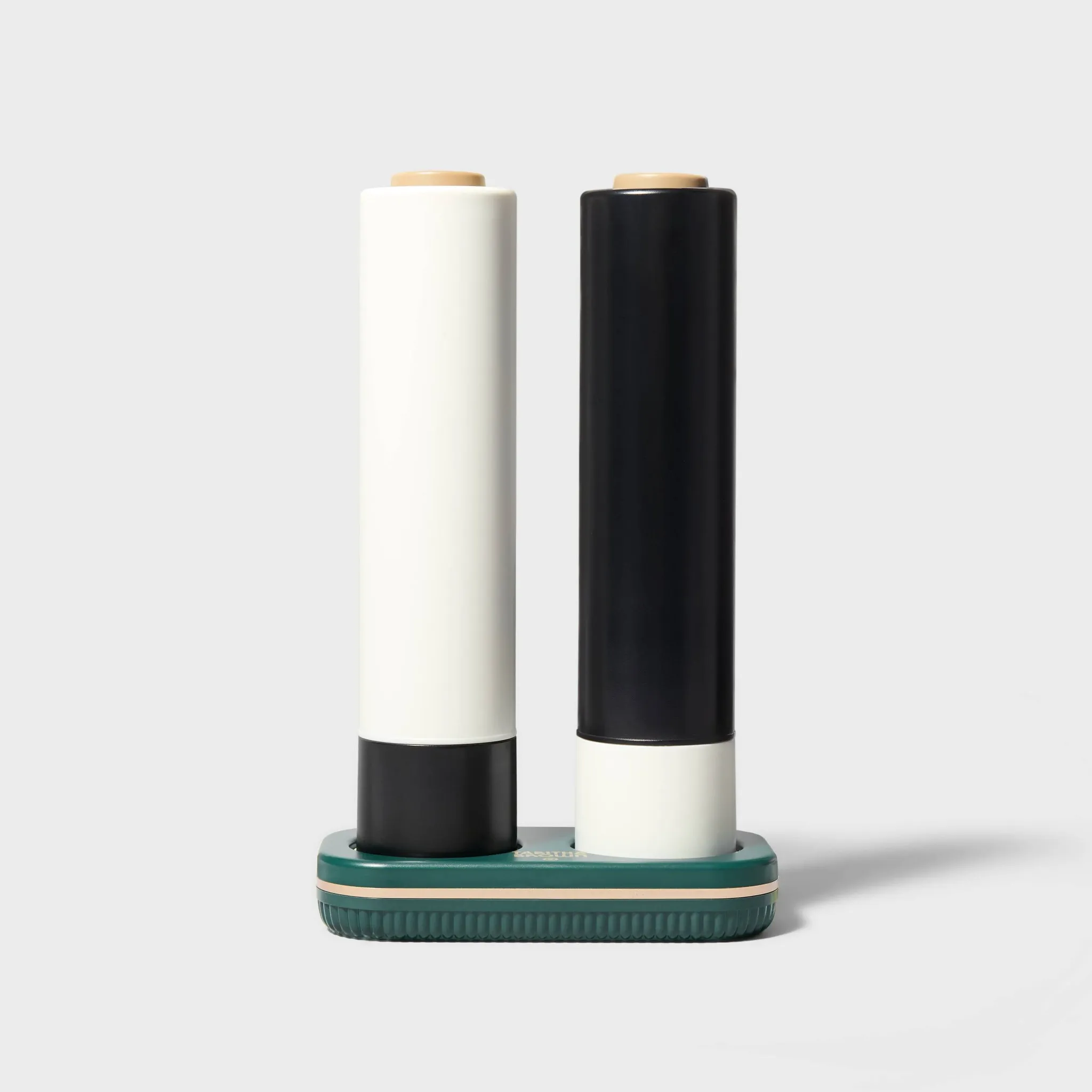 Electric Salt and Pepper Grinder Set - Green