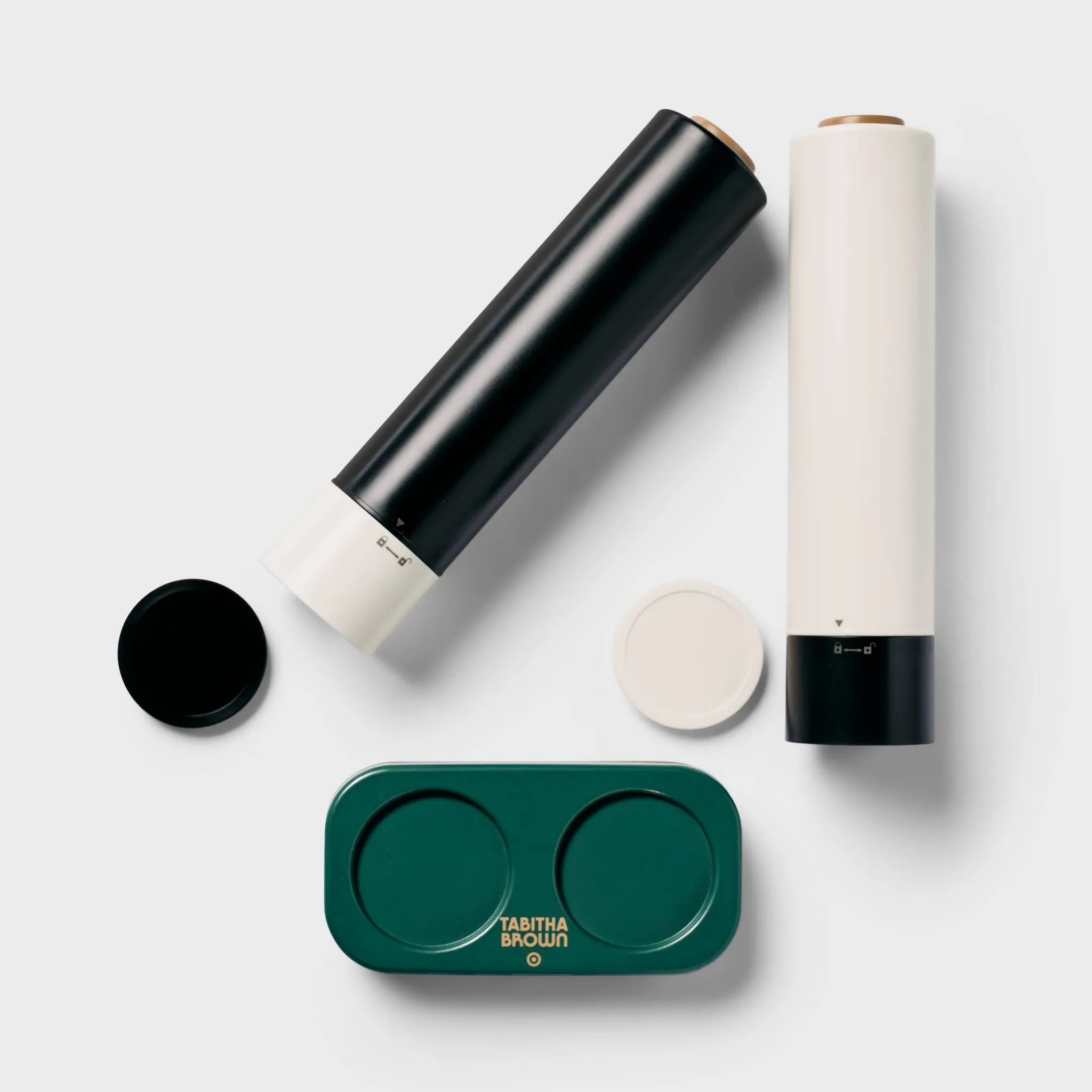 Electric Salt and Pepper Grinder Set - Green - Image 3
