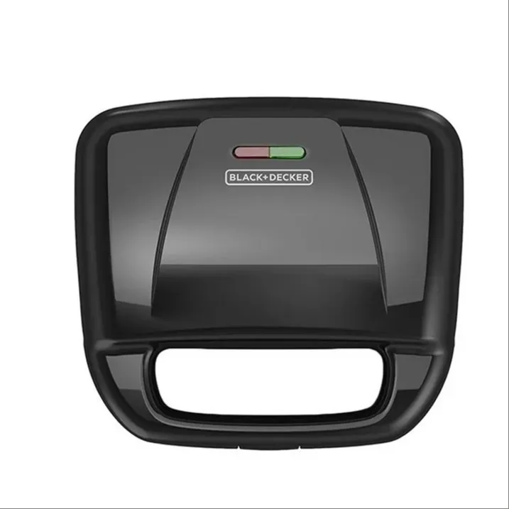Electric Waffle Maker, Nonstick - Black - Image 2