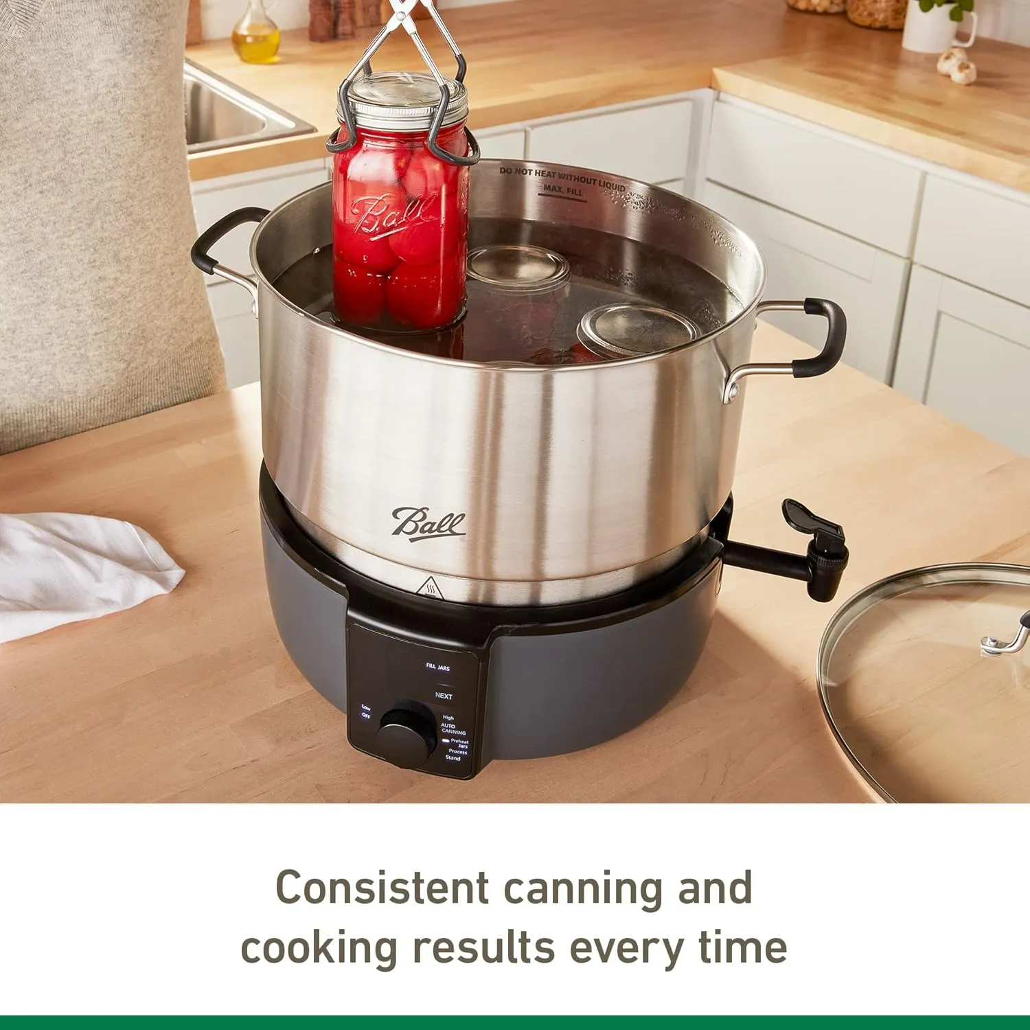 Electric Water Bath Canner - 21-Quart Capacity - Image 3