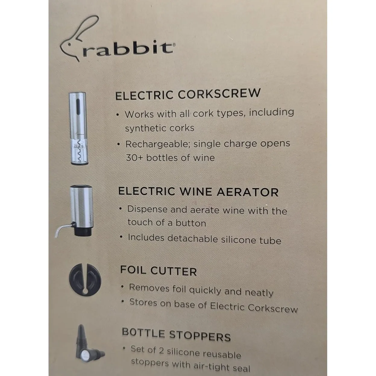 Electric Wine Set - Open, Serve & Preserve - Image 2