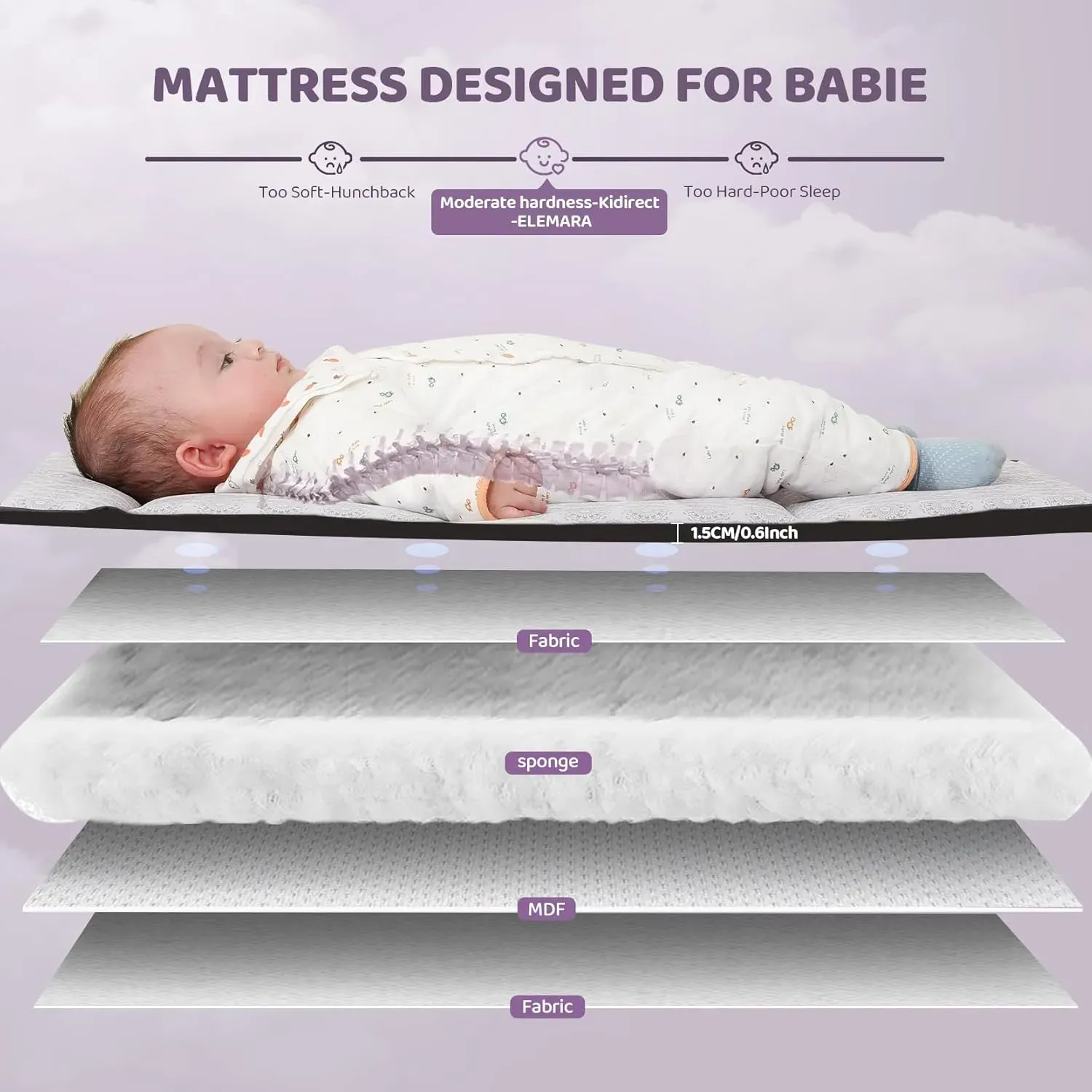 3 in 1 Baby Bassinet - Grey - Image 4