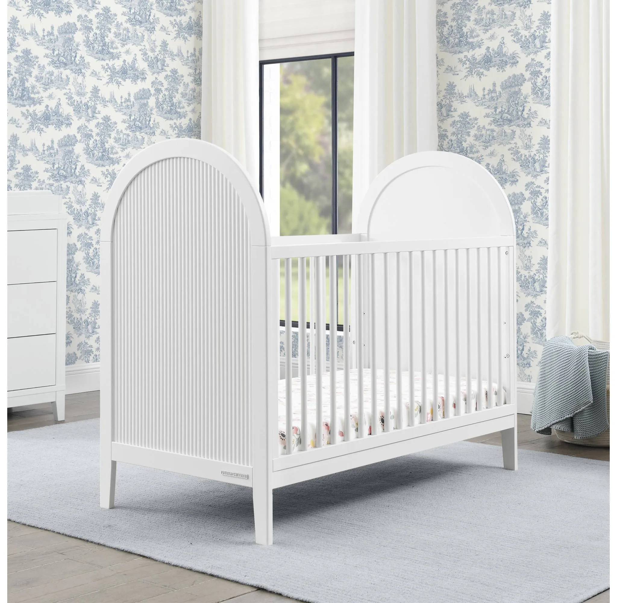 Eloise 4-in-1 Convertible Crib - Bianca White - Image 4