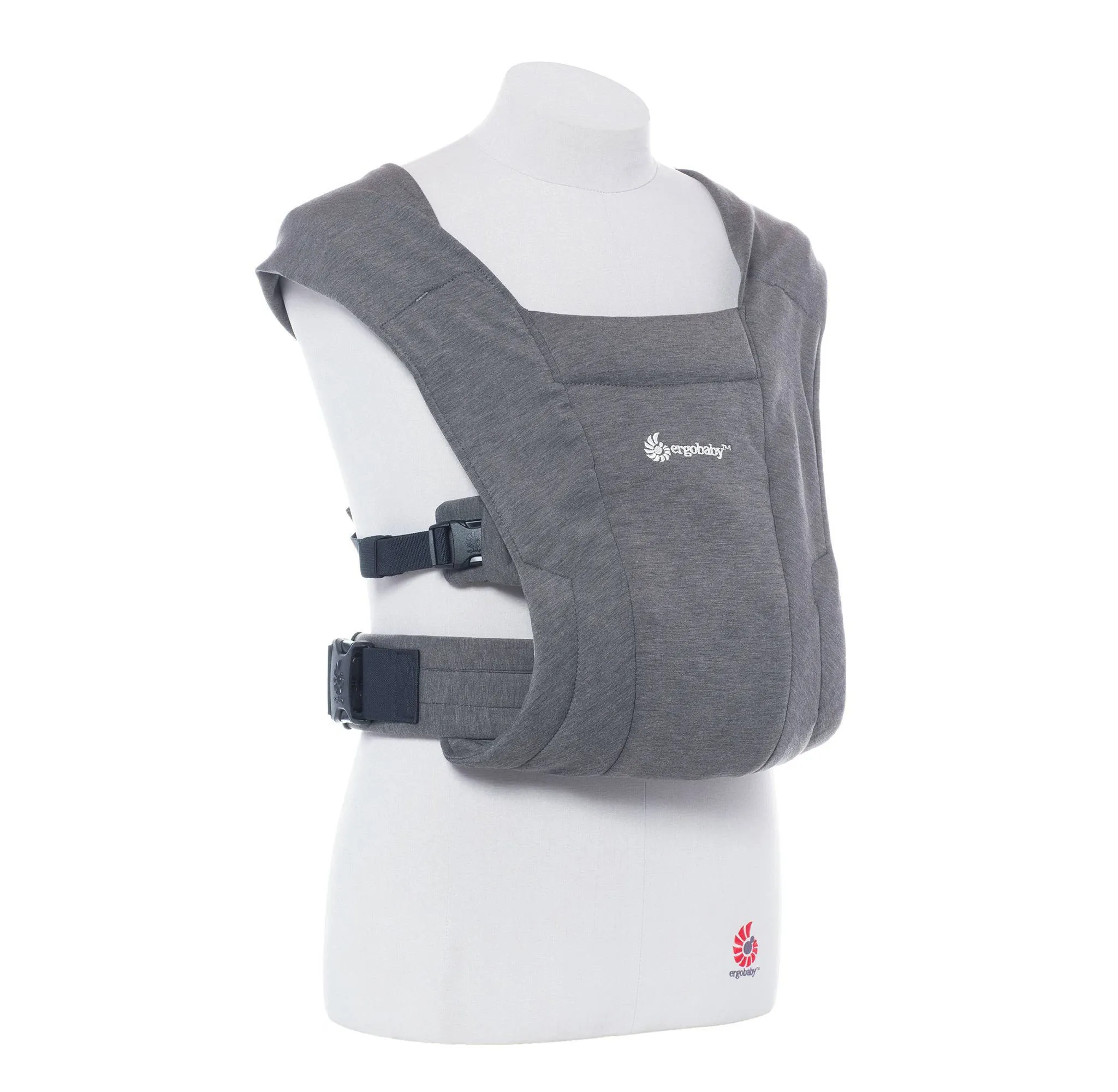Embrace Cozy Knit Newborn Carrier for Babies - Heather Gray - Image 5