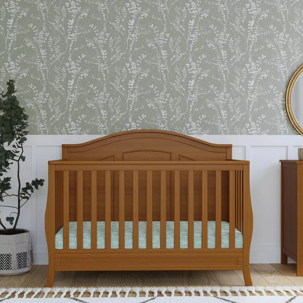 Emmett 4-in-1 Convertible Crib - Chestnut - Image 2