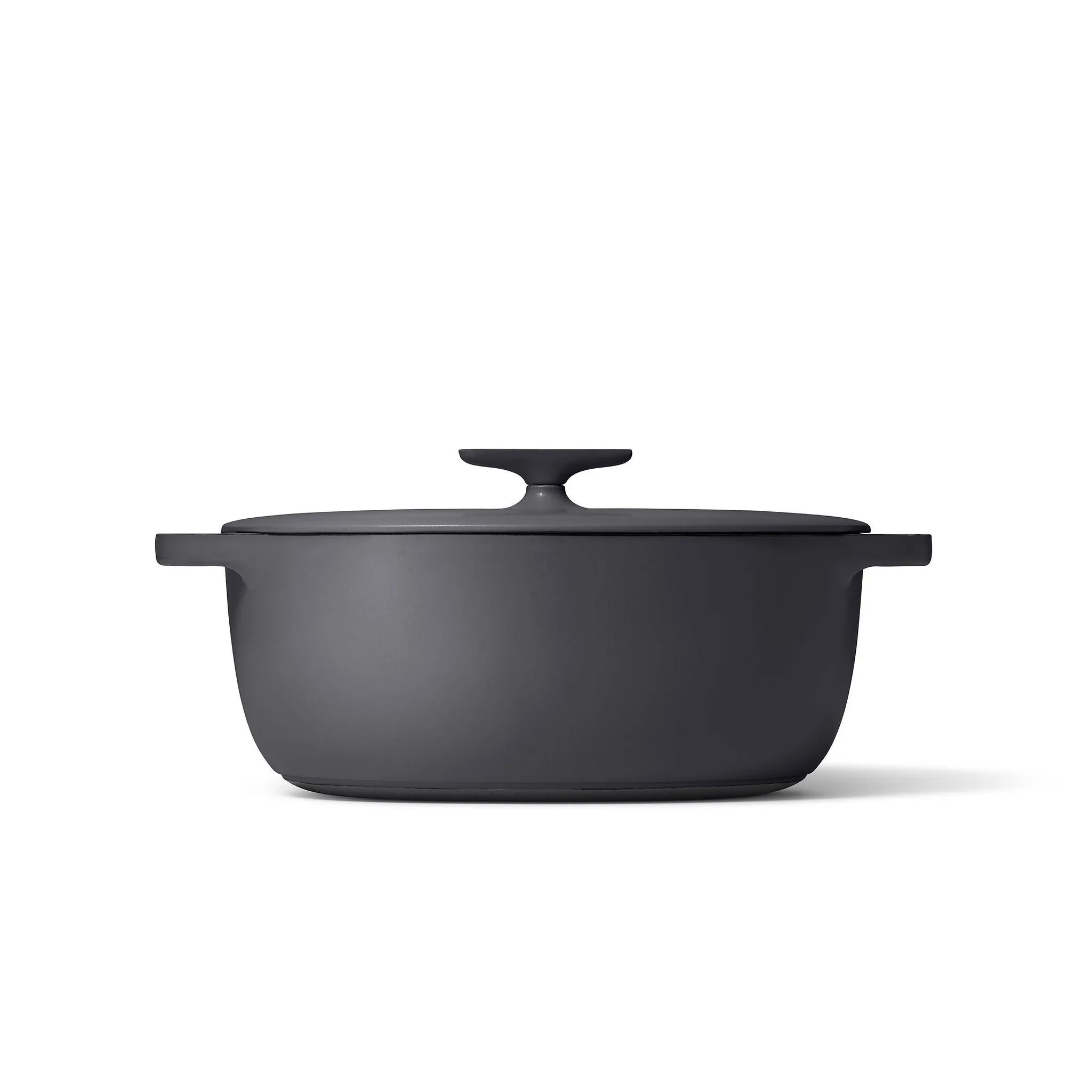 Enameled Cast Iron Dutch Oven - 8qt - Charcoal - Image 2