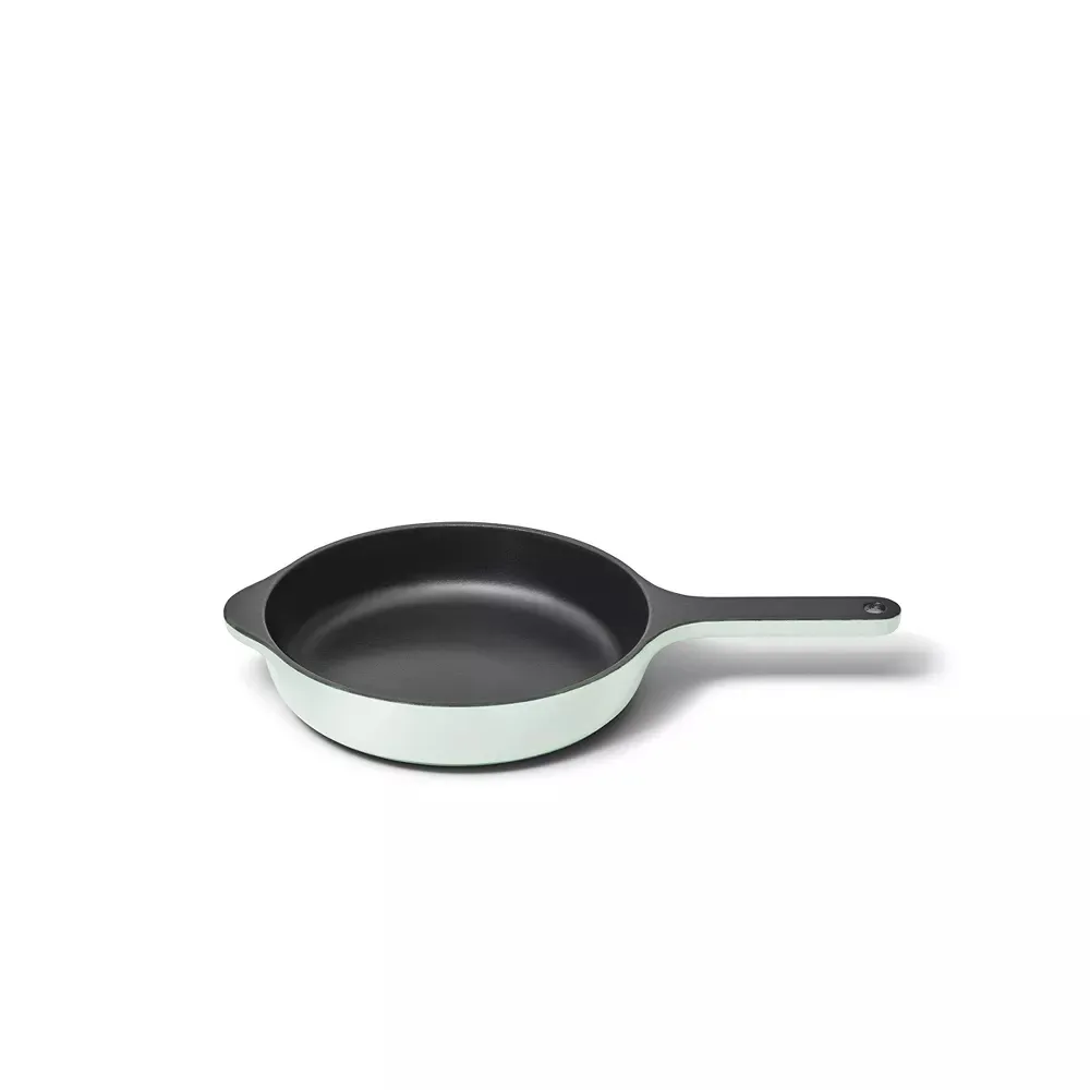 8” Enameled Cast Iron Mini Skillet - Light Mist - Image 3